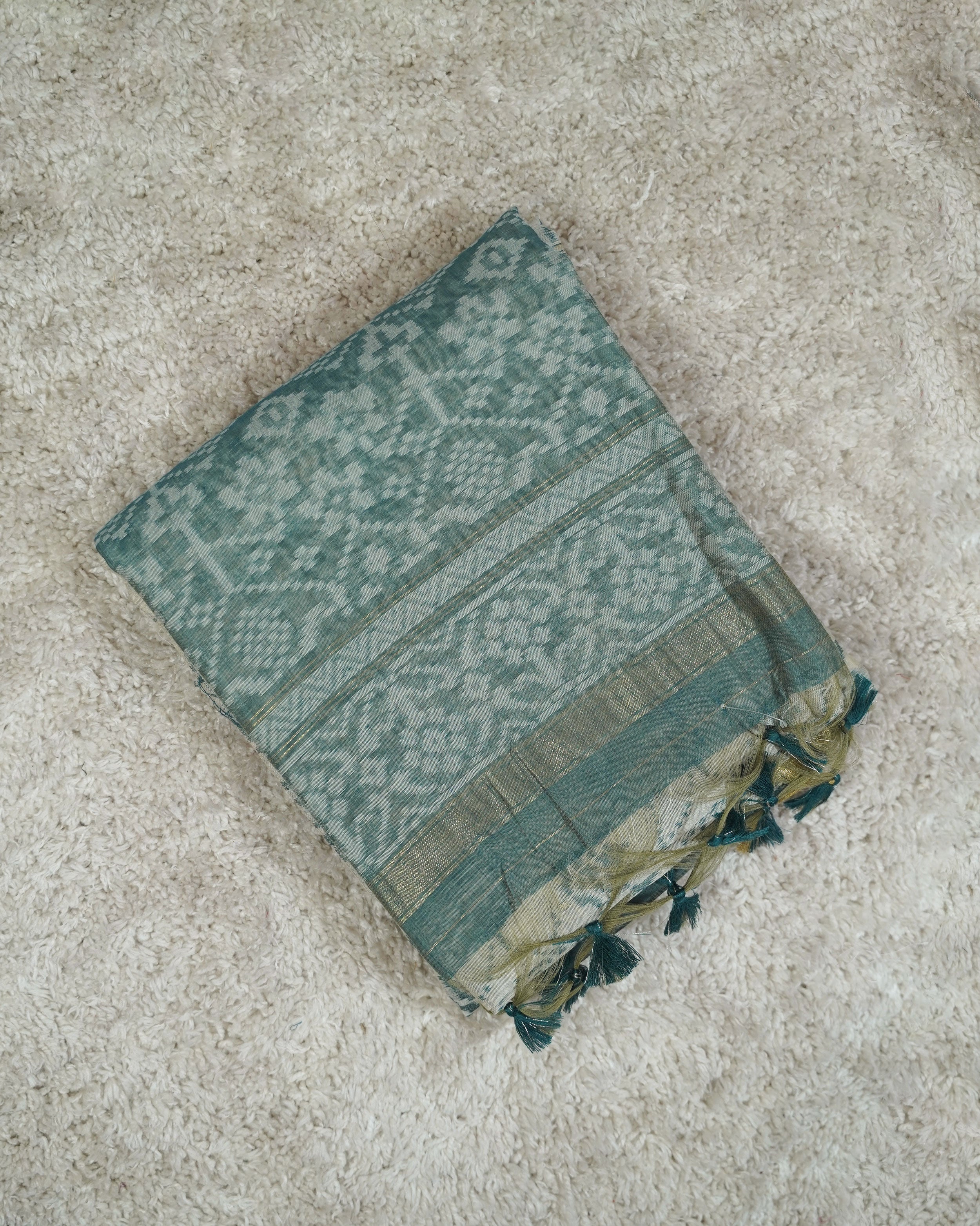 Load image into Gallery viewer, Chanderi Cotton Saree-2539