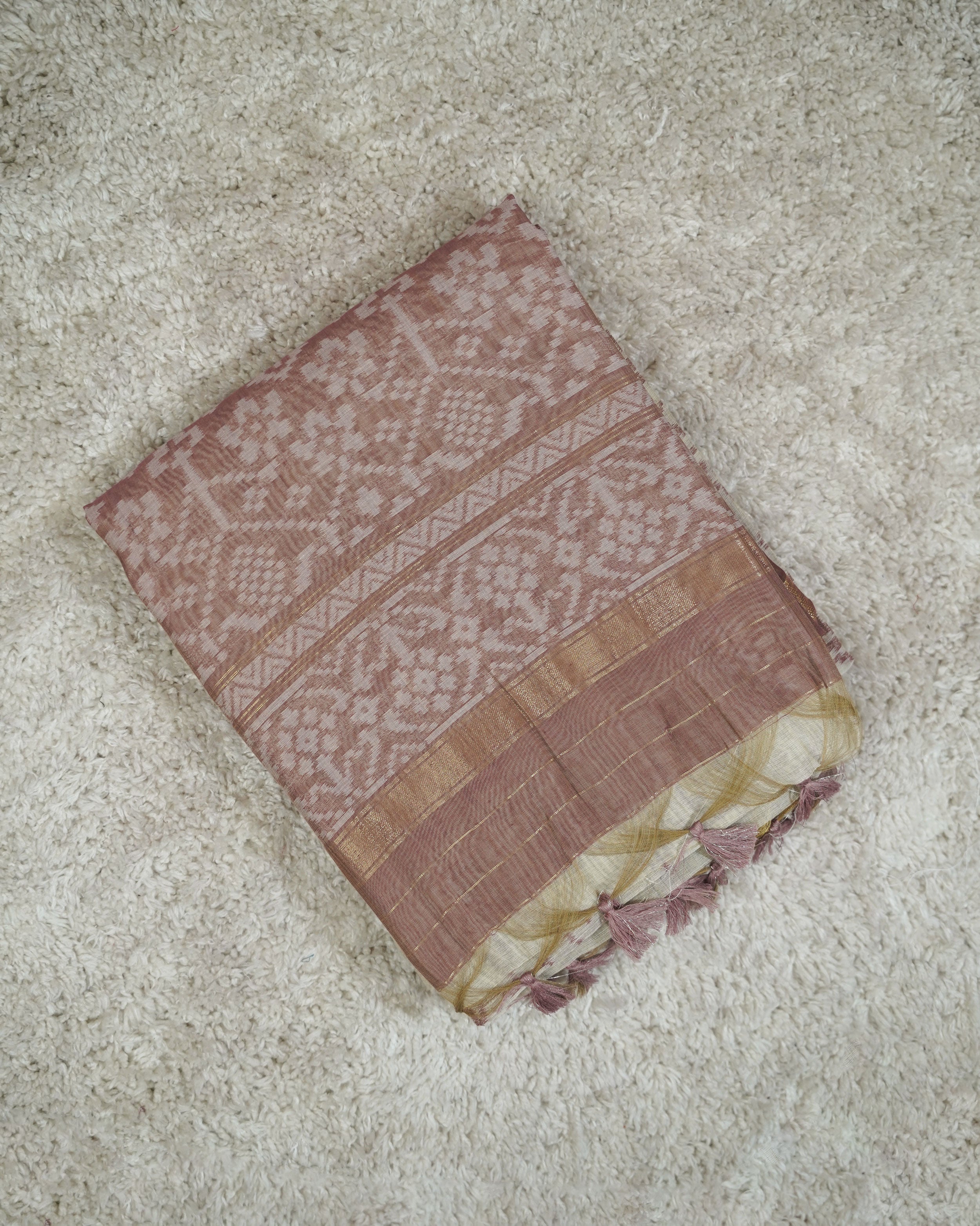 Load image into Gallery viewer, Chanderi Cotton Saree-2539