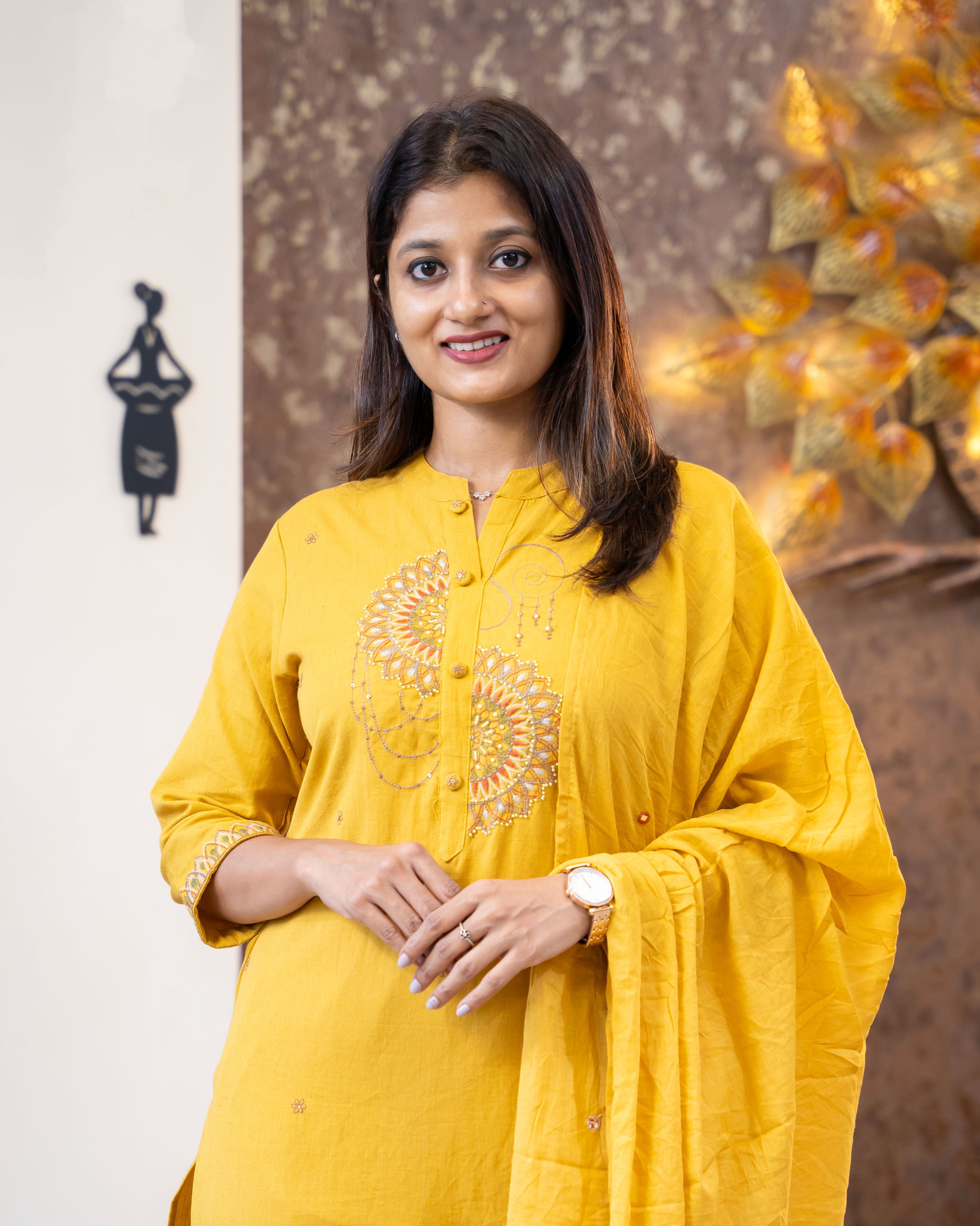 Load image into Gallery viewer, Pure Cotton Kurti Set-3071