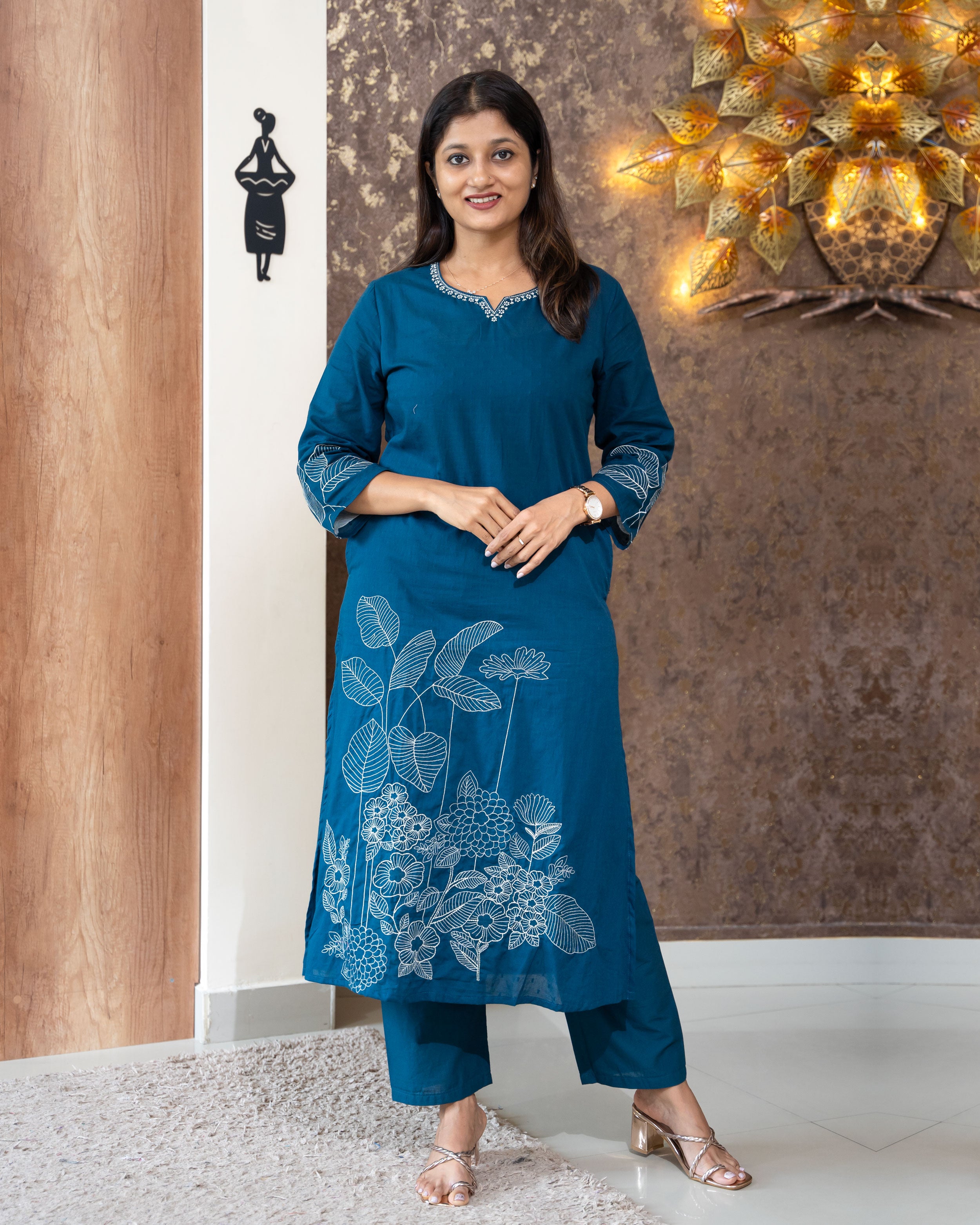 Load image into Gallery viewer, Pure Cotton Co-Ord Set-3070