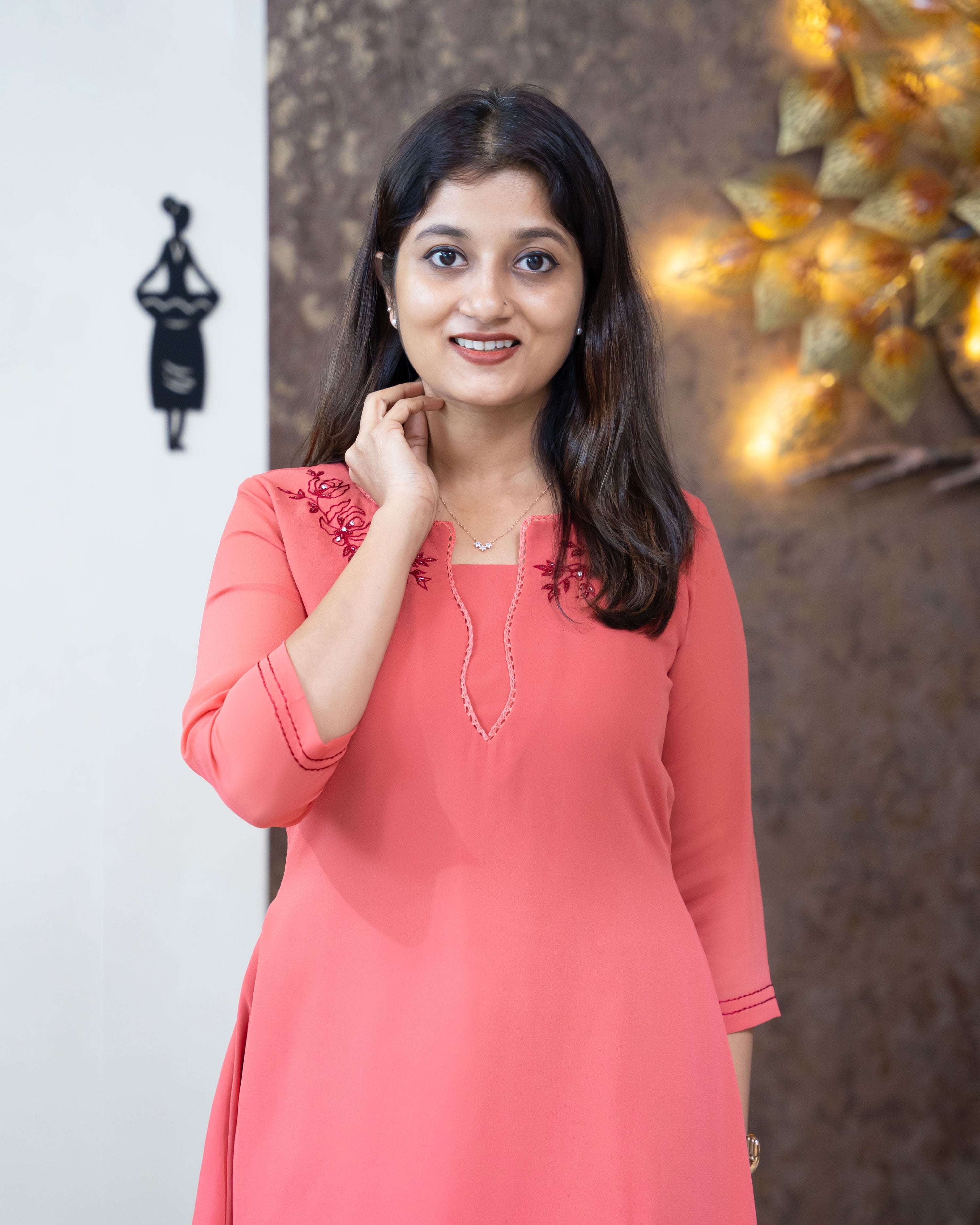 Load image into Gallery viewer, Faux Georgette Designer Kurti(Pre-Order)-3172