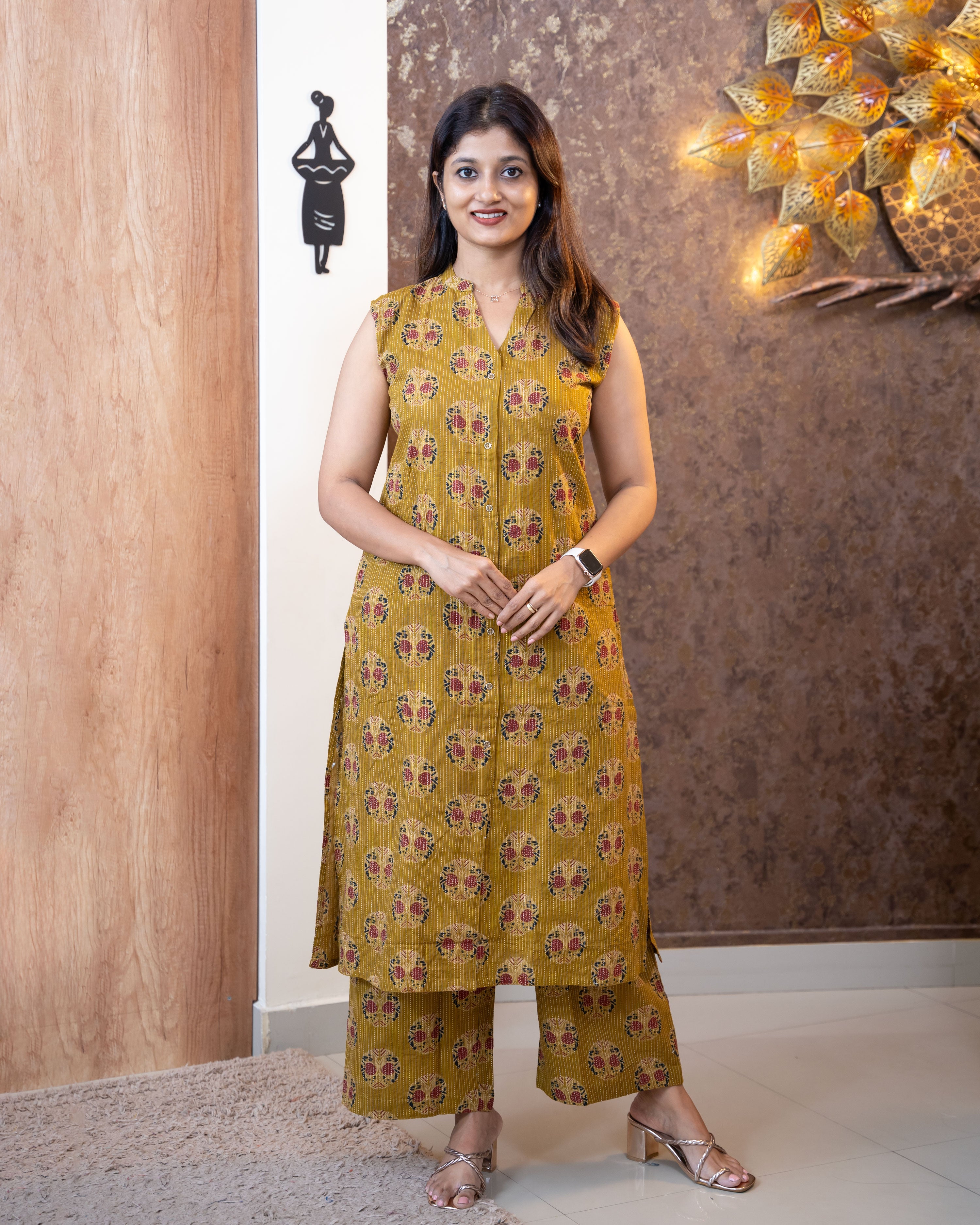 Load image into Gallery viewer, Cotton Co-Ord Set-3229