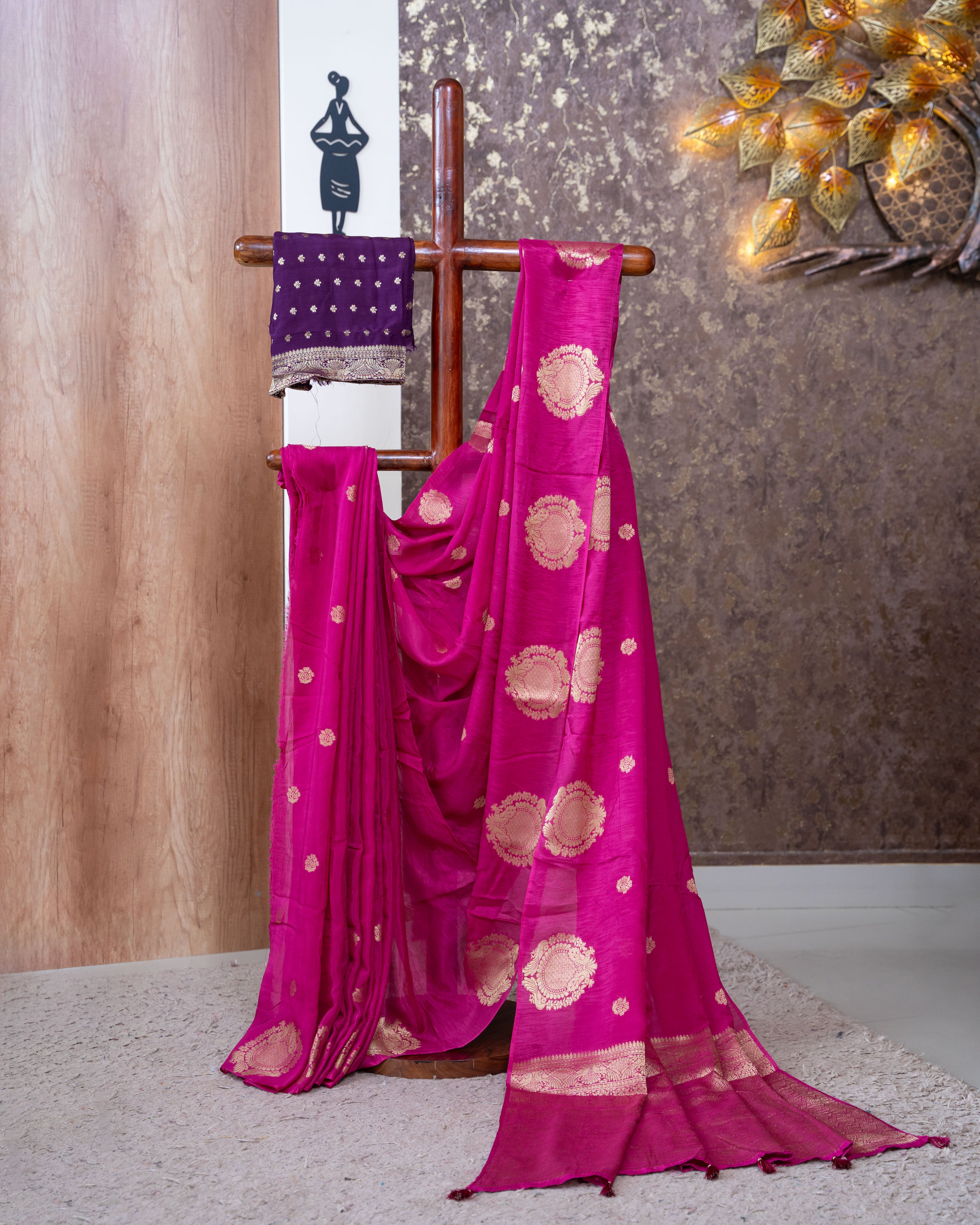 Load image into Gallery viewer, Semi Silk Saree-2613