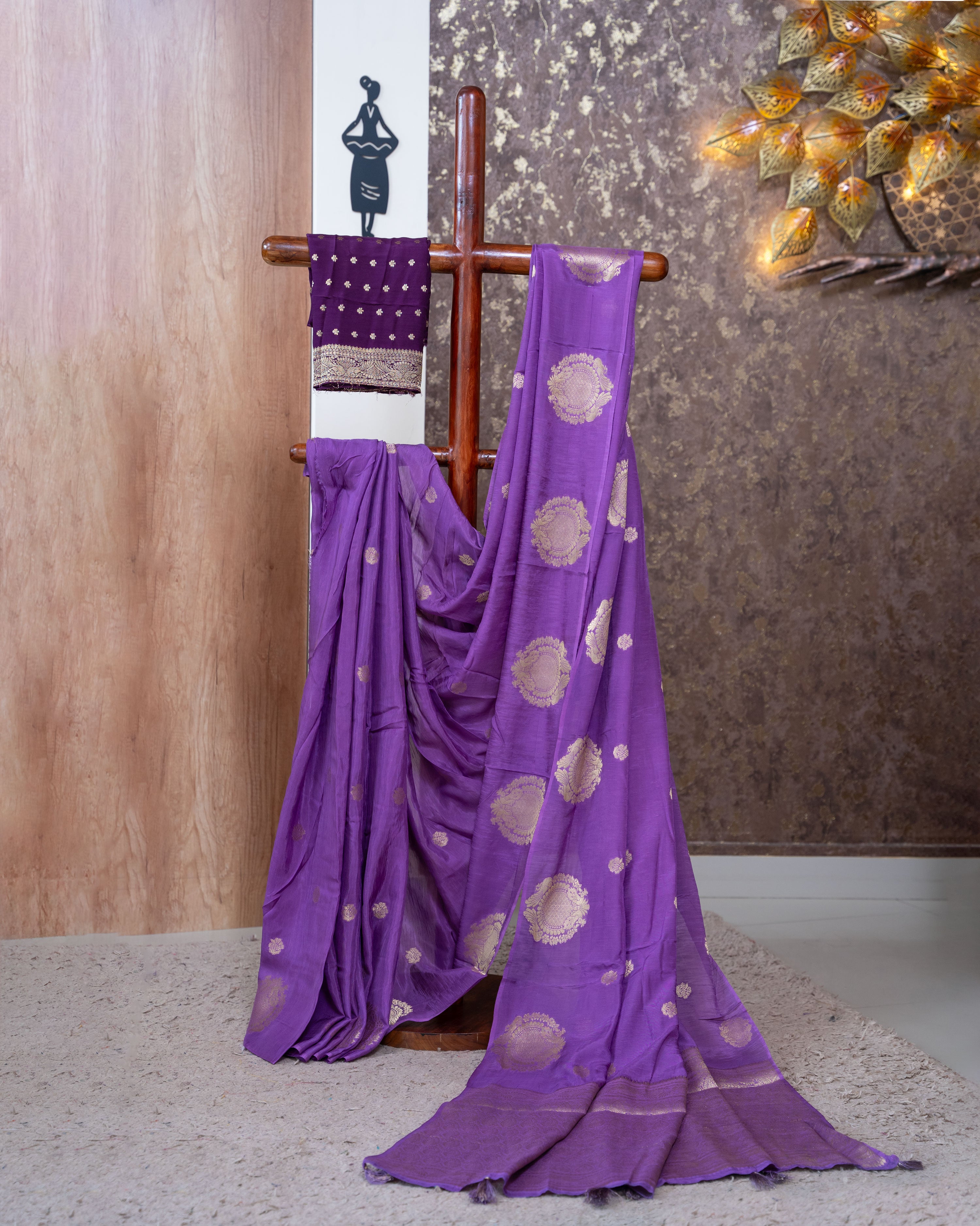 Load image into Gallery viewer, Semi Silk Saree-2613