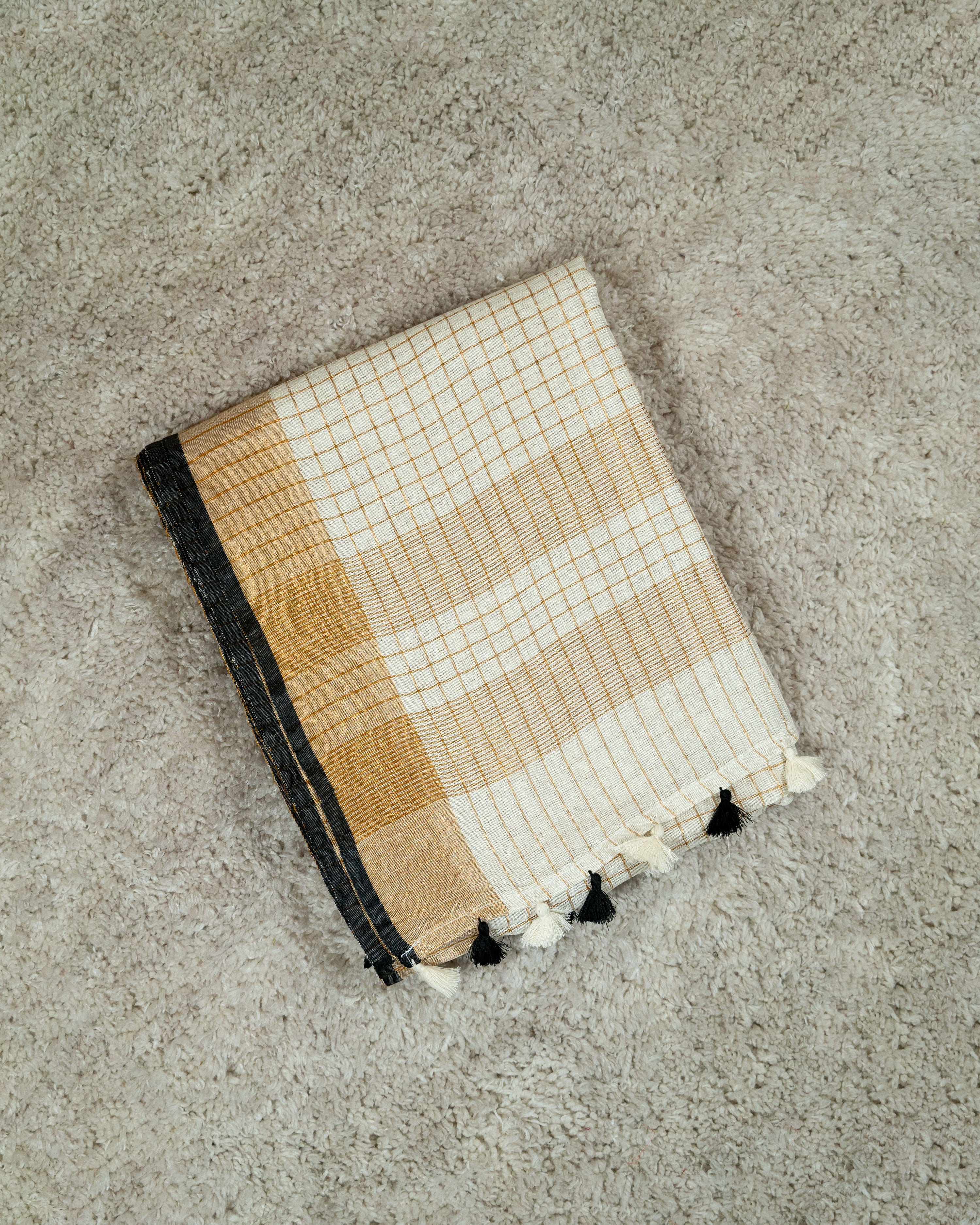 Load image into Gallery viewer, Pure Linen Saree( Pre-Order)-3256