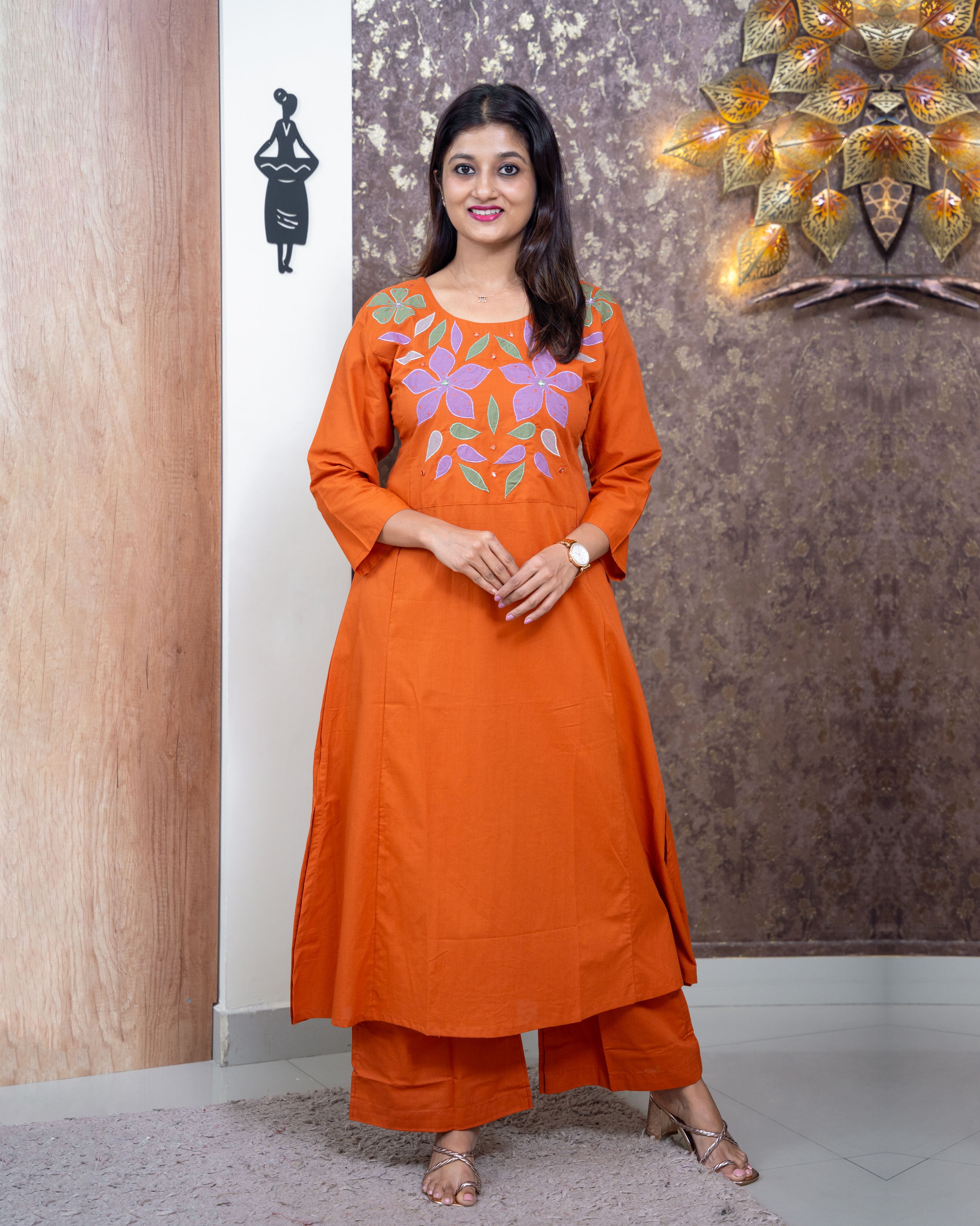 Load image into Gallery viewer, Pure Cotton Co-Ord Set-3284