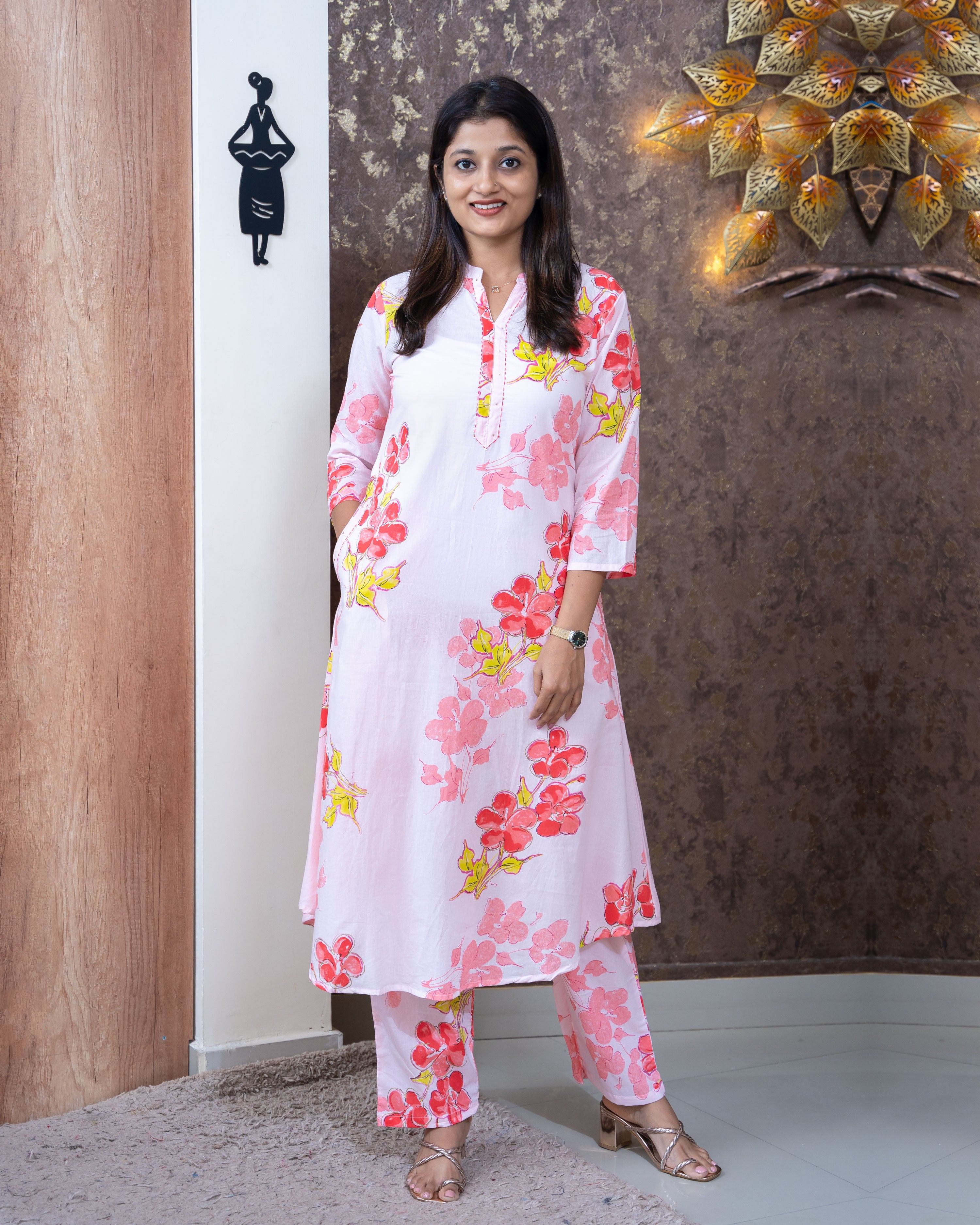 Load image into Gallery viewer, Cotton Co-Ord Set-3287