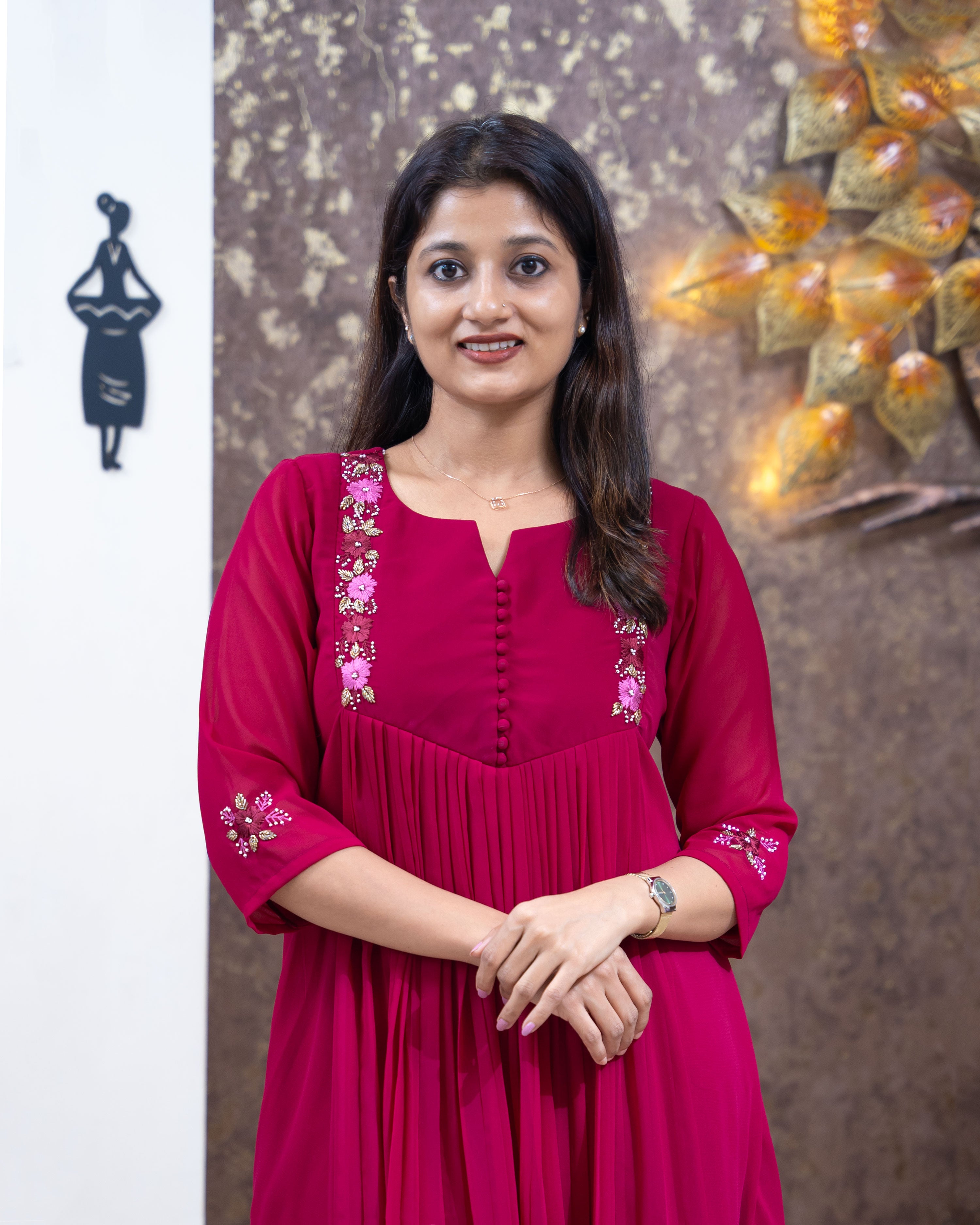 Load image into Gallery viewer, Faux Georgette Designer Kurti(Pre-Order)-3308