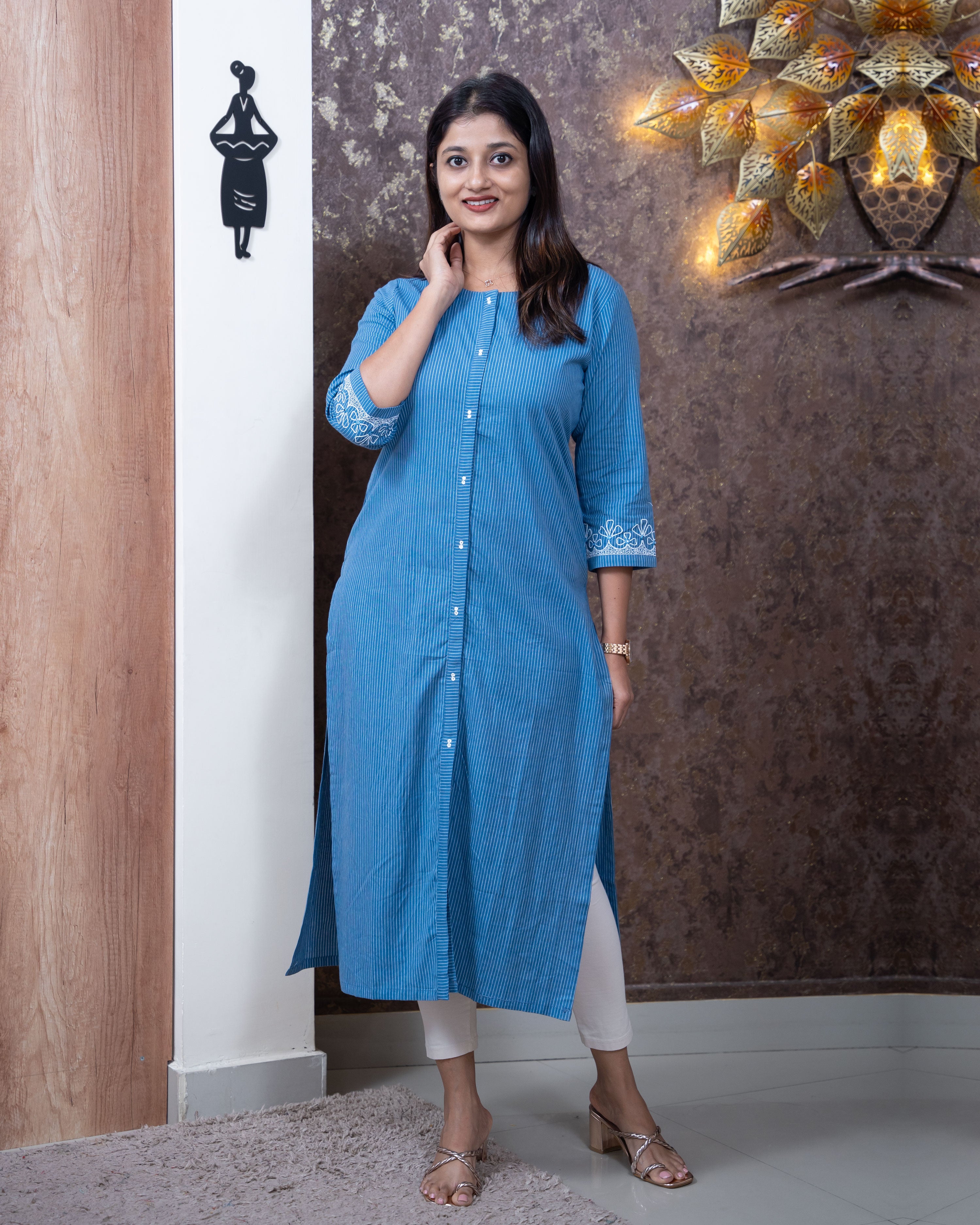 Load image into Gallery viewer, Cotton Kurti-3313