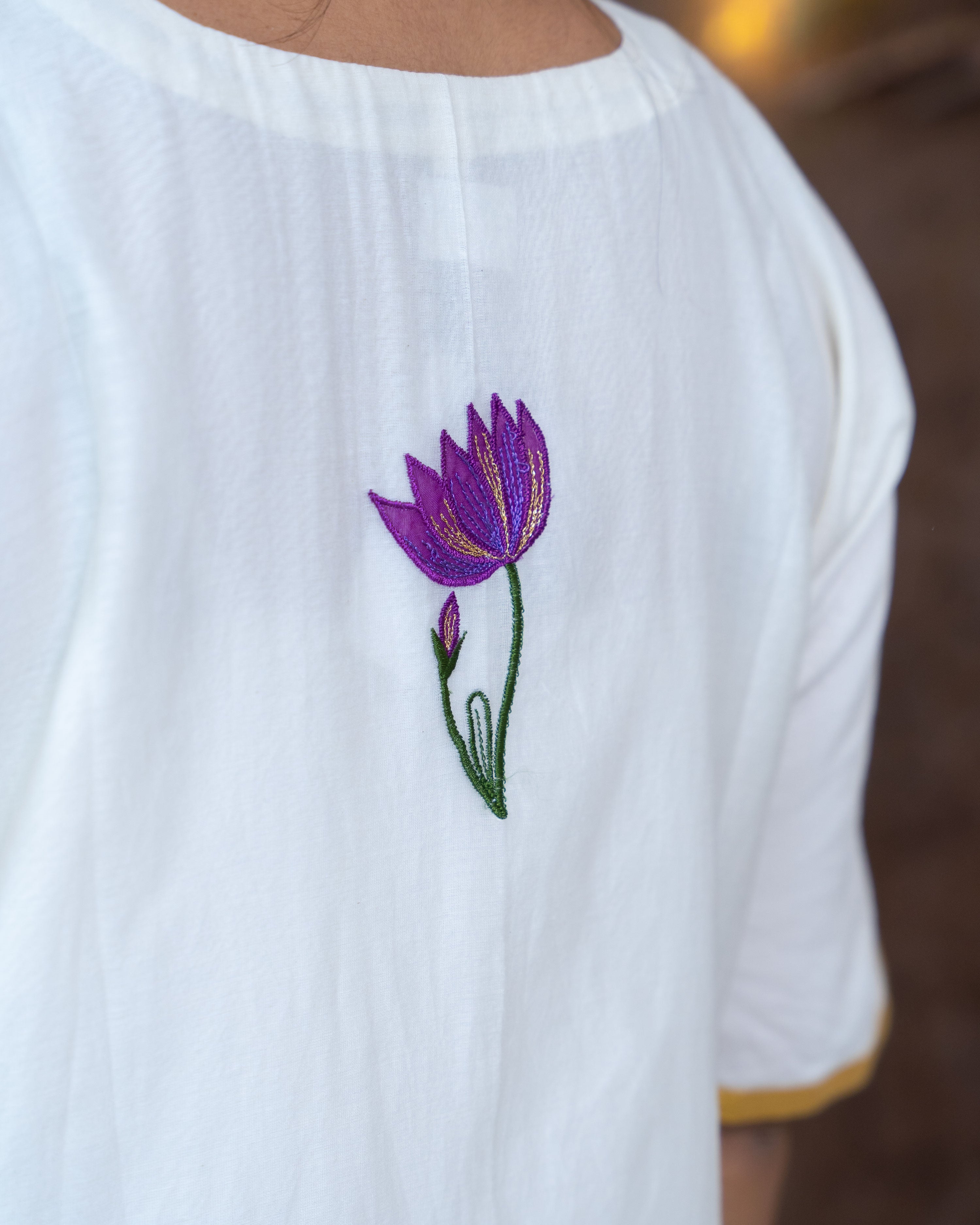 Load image into Gallery viewer, Mul Chanderi Designer Kurti (Pre-Order)-3334