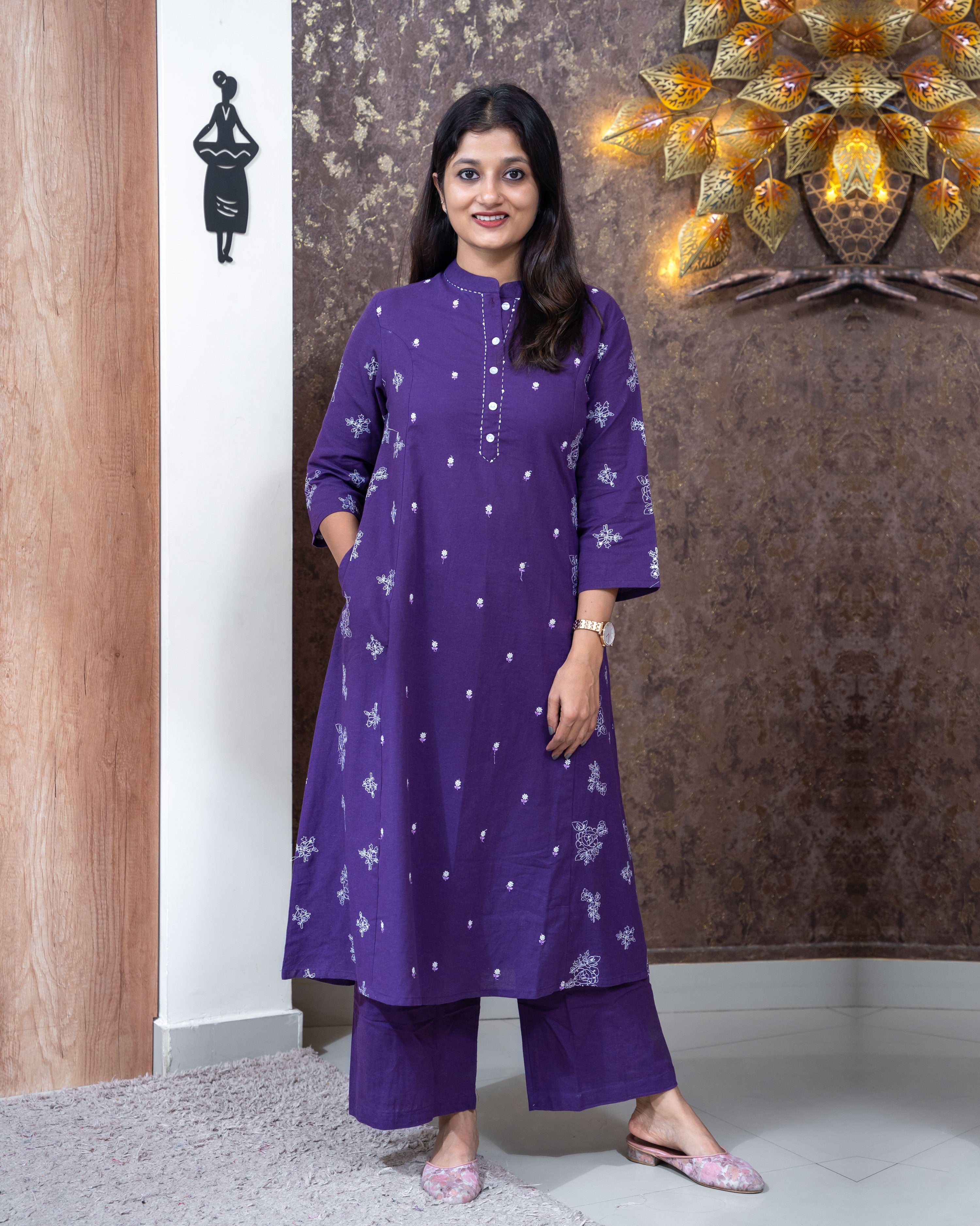 Load image into Gallery viewer, Pure Cotton Co-Ord Set-3339