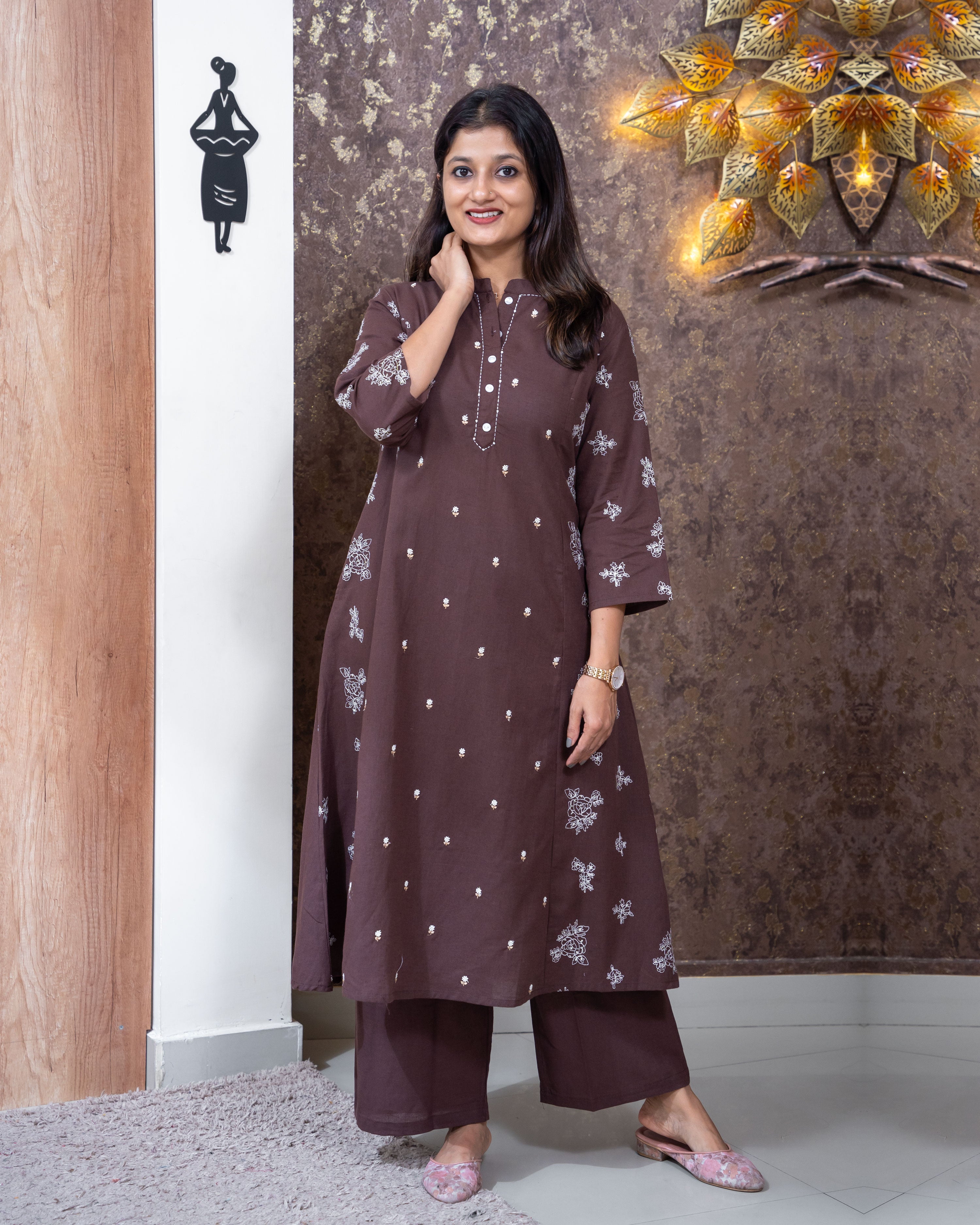 Load image into Gallery viewer, Pure Cotton Co-Ord Set-3339