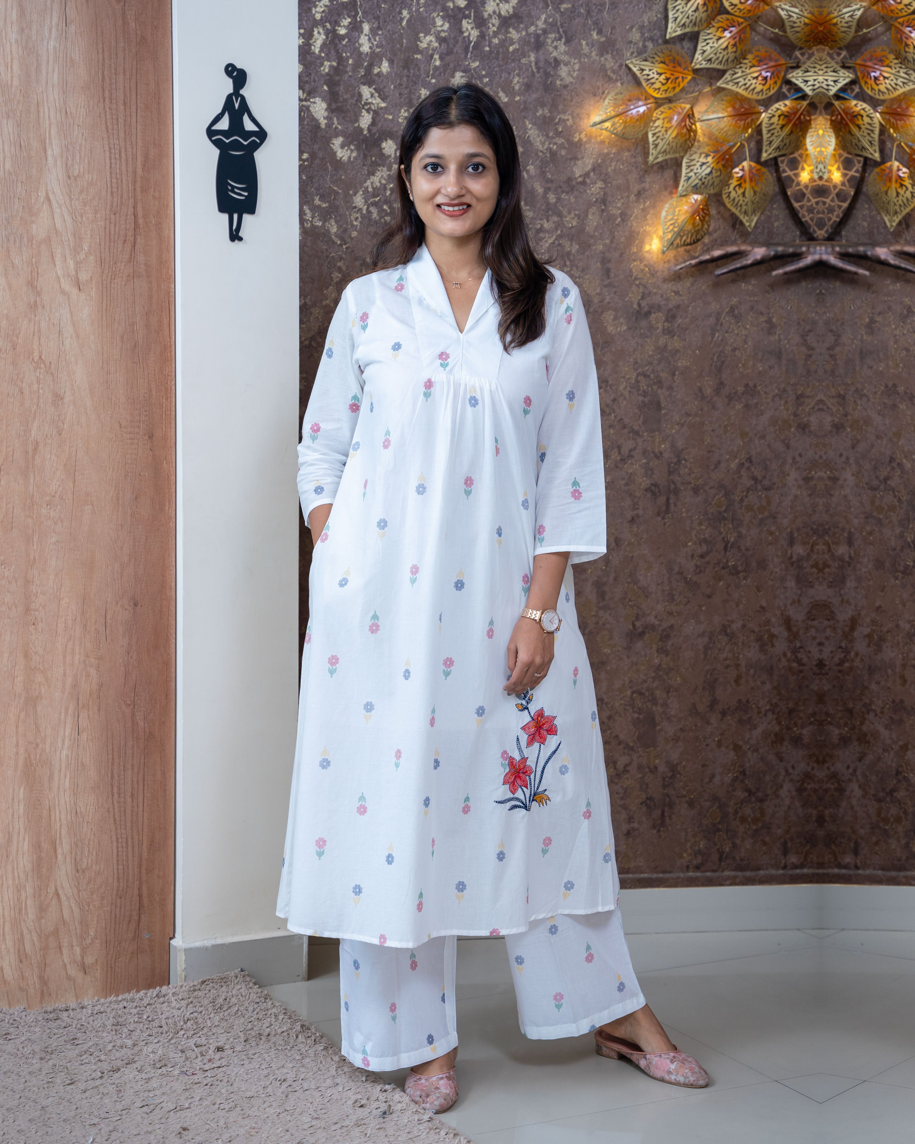 Load image into Gallery viewer, Pure Cotton Co-Ord Set-3340