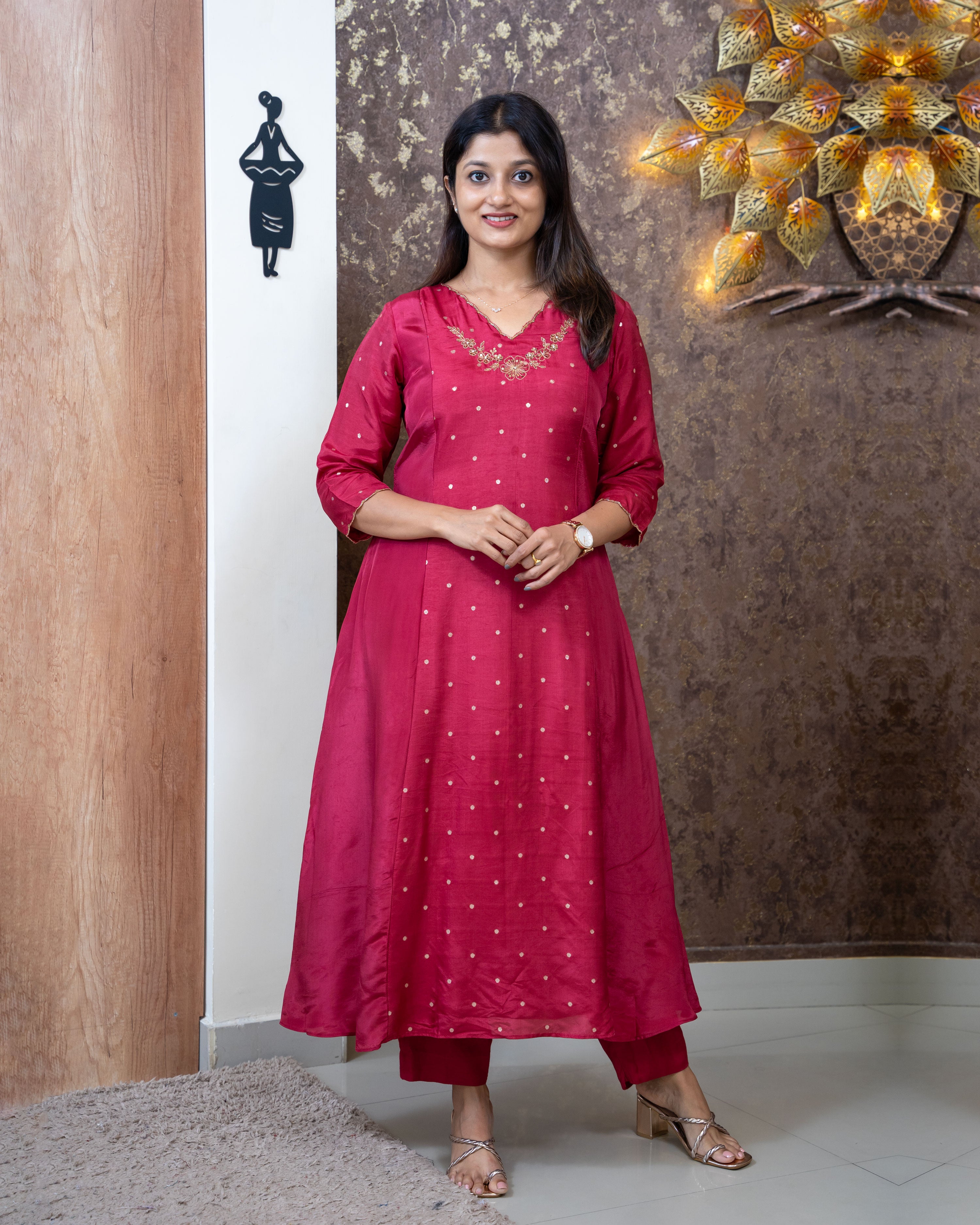 Load image into Gallery viewer, Gaji Silk Designer Kurti (Pre-Order)-3407