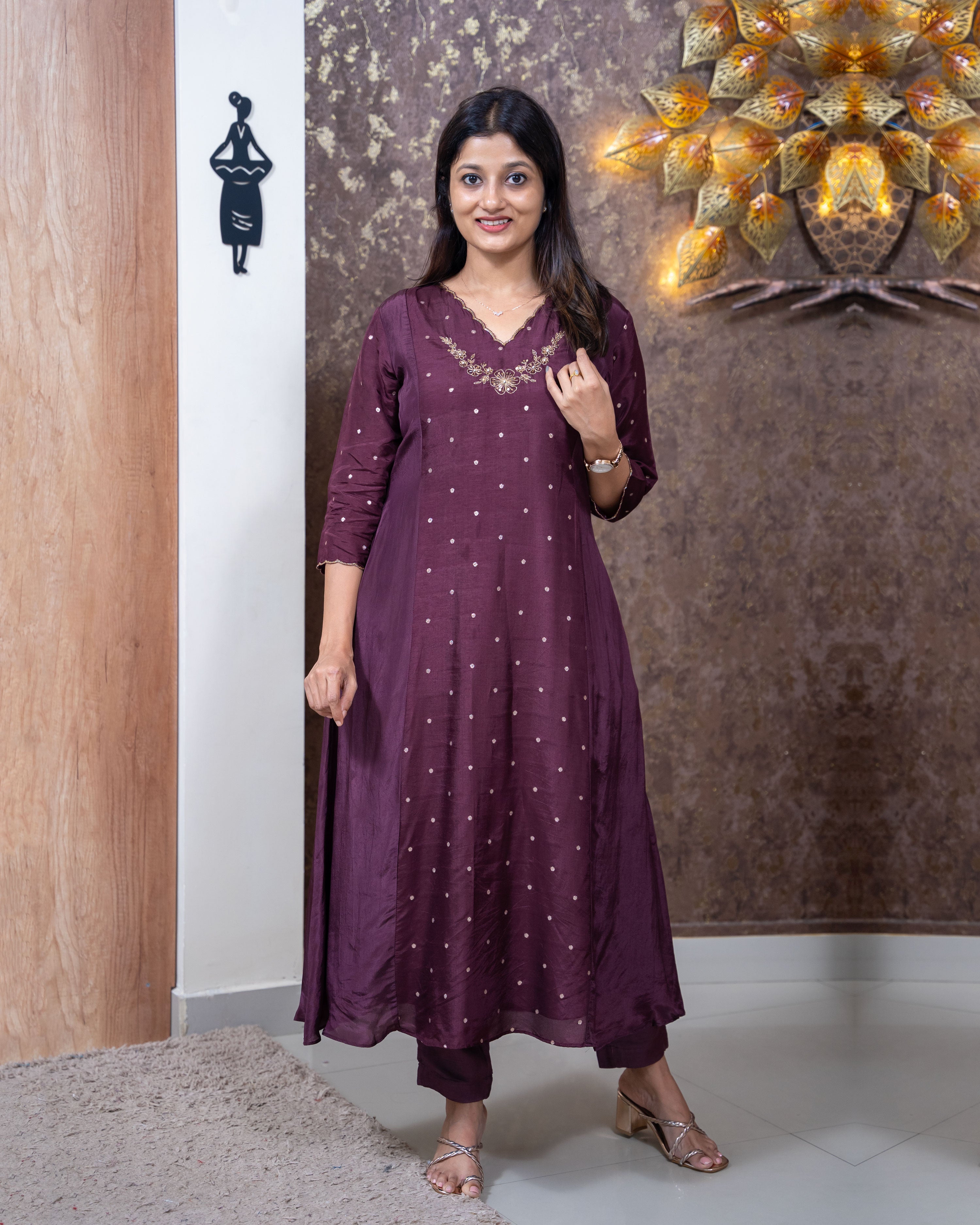 Load image into Gallery viewer, Gaji Silk Designer Kurti (Pre-Order)-3407