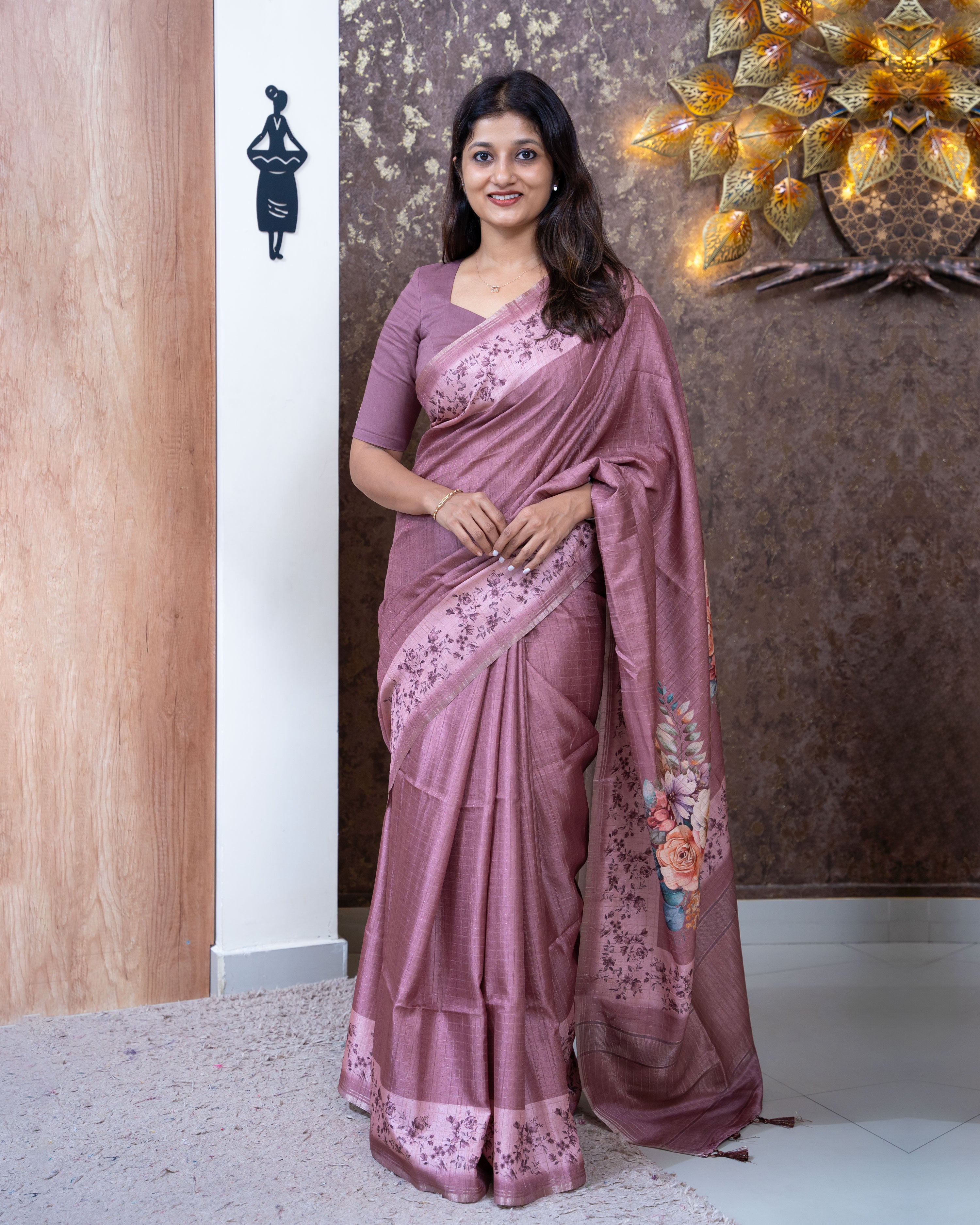 Load image into Gallery viewer, Semi Tusser Silk Saree-2532