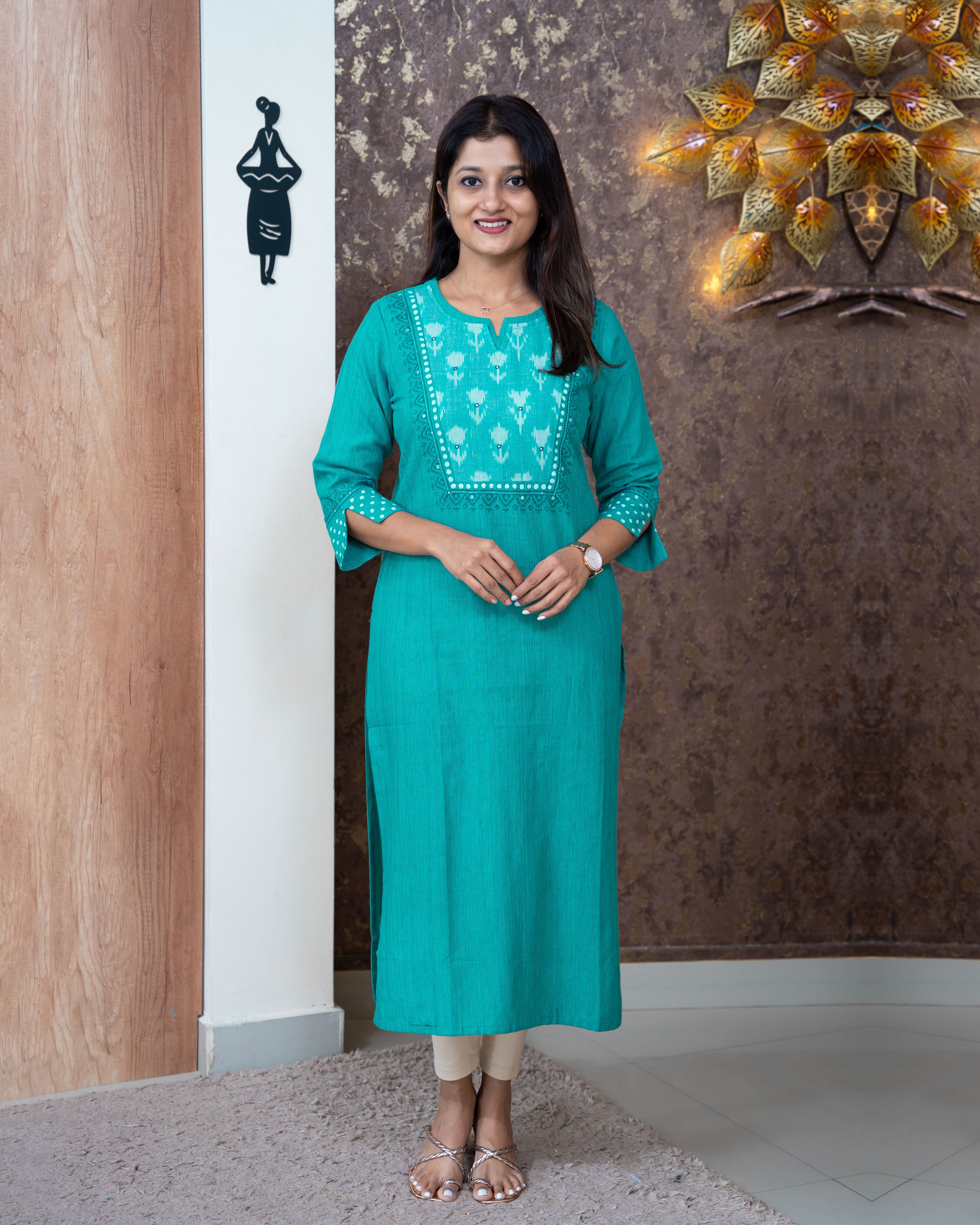 Load image into Gallery viewer, Pure Cotton Kurti-3475