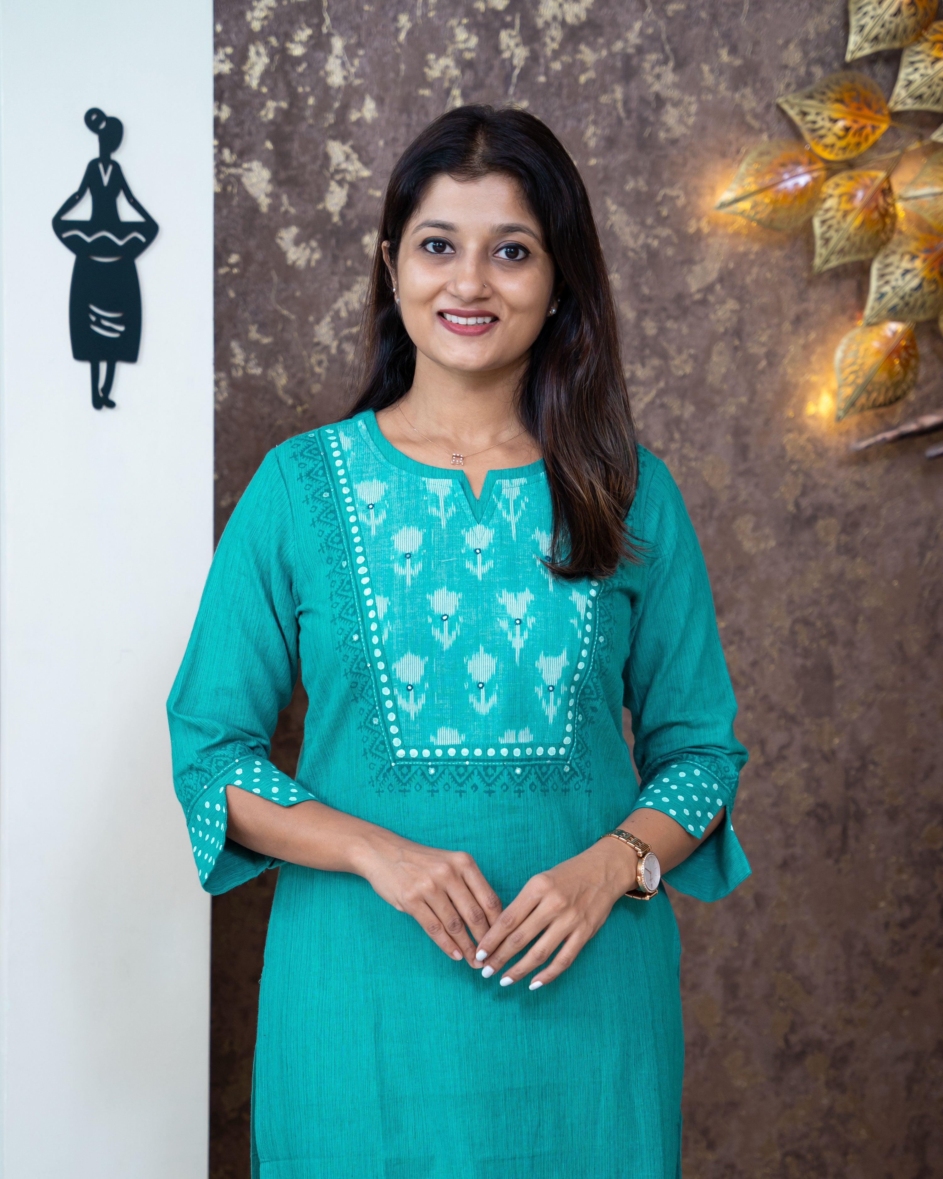 Load image into Gallery viewer, Pure Cotton Kurti-3475
