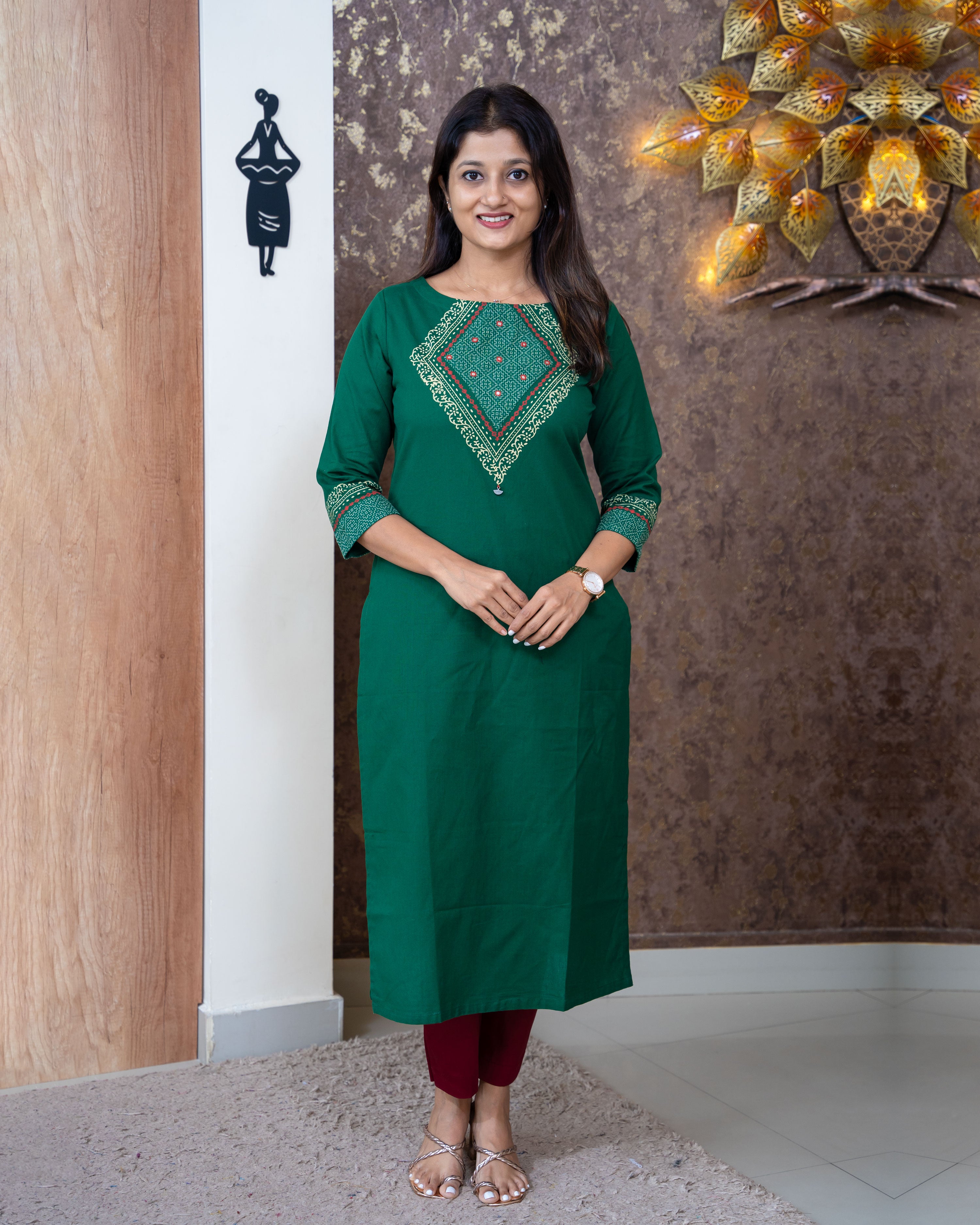 Load image into Gallery viewer, Cotton Kurti-3472