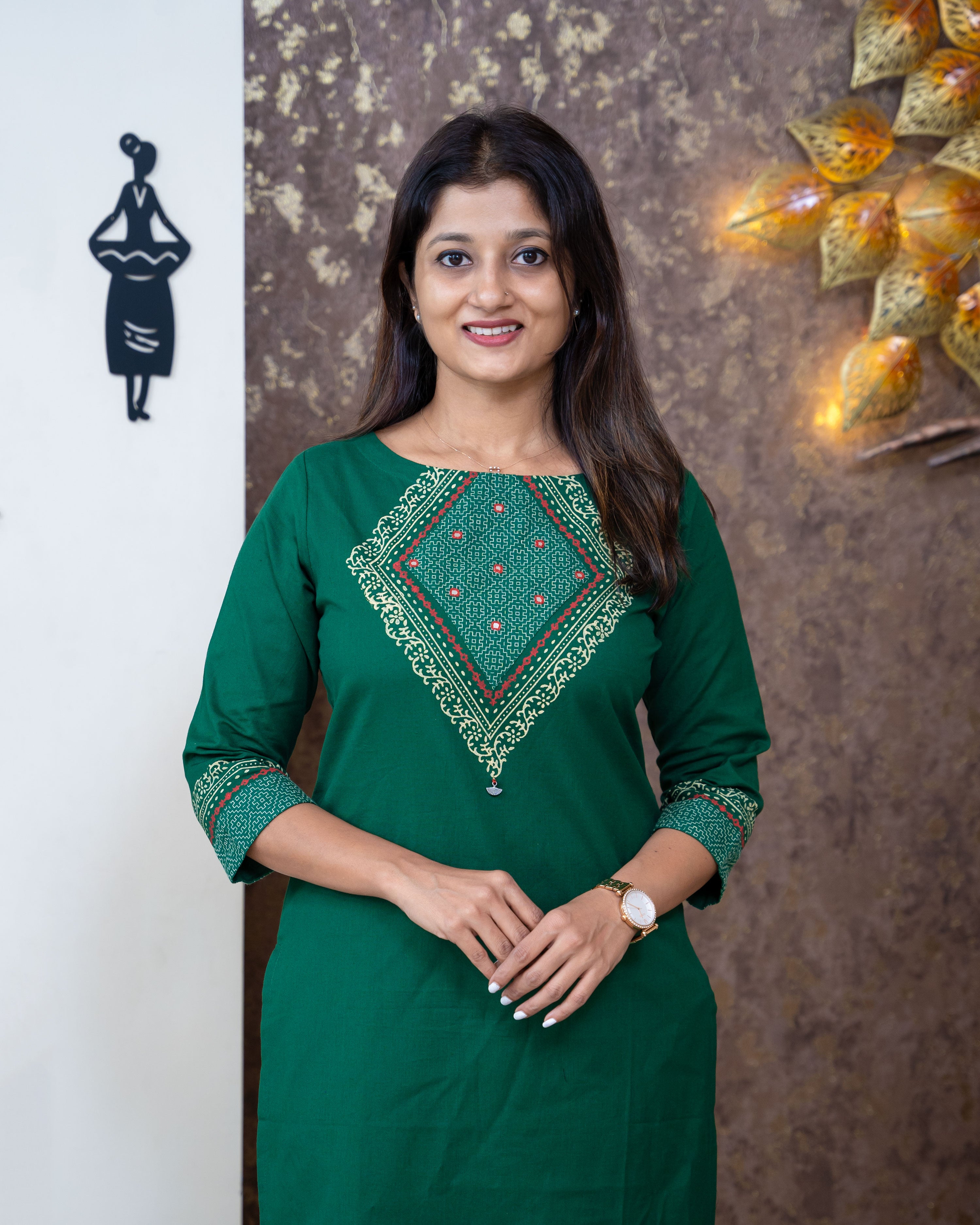 Load image into Gallery viewer, Cotton Kurti-3472