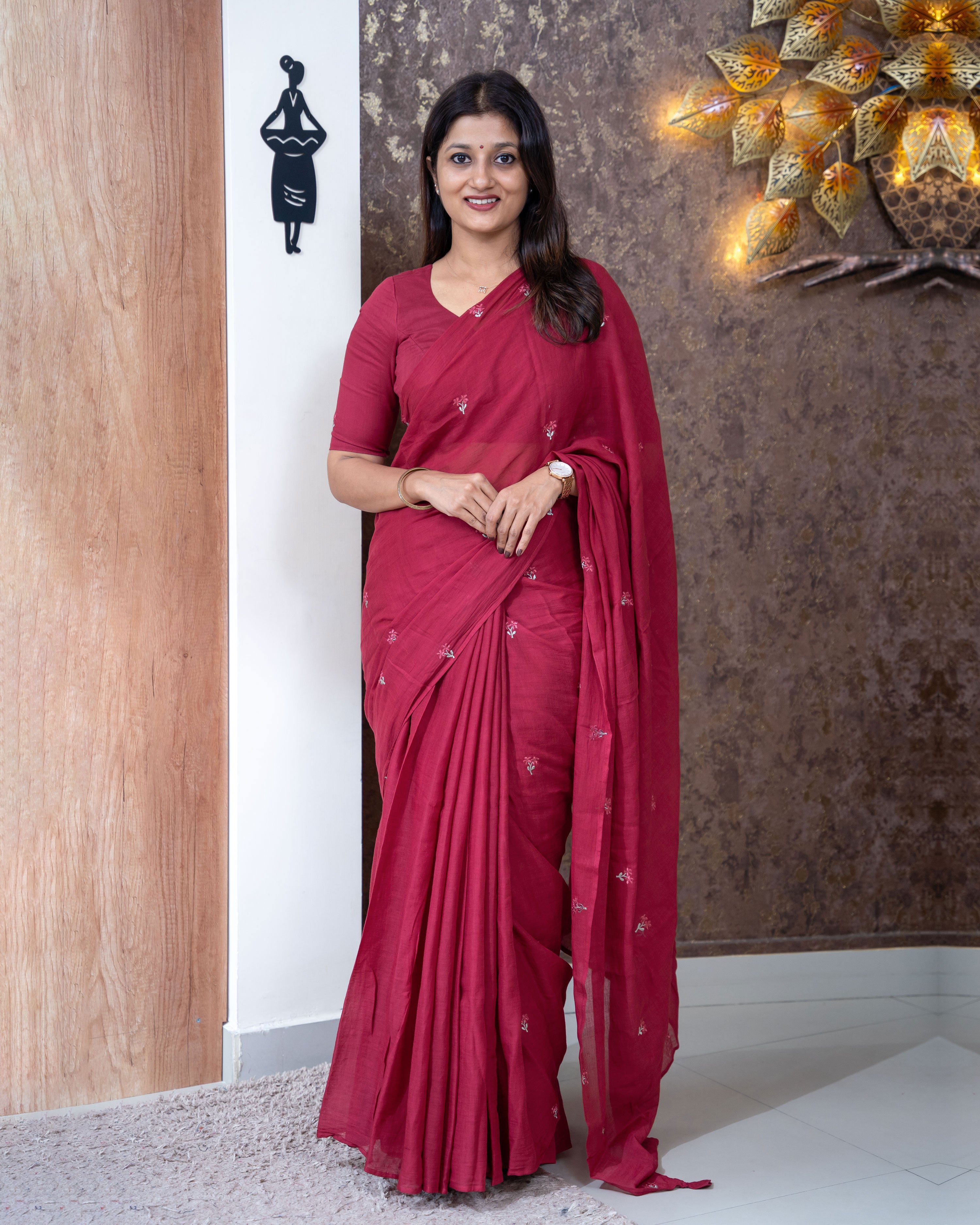 Load image into Gallery viewer, Mul Cotton Saree(Pre-Order)-2710