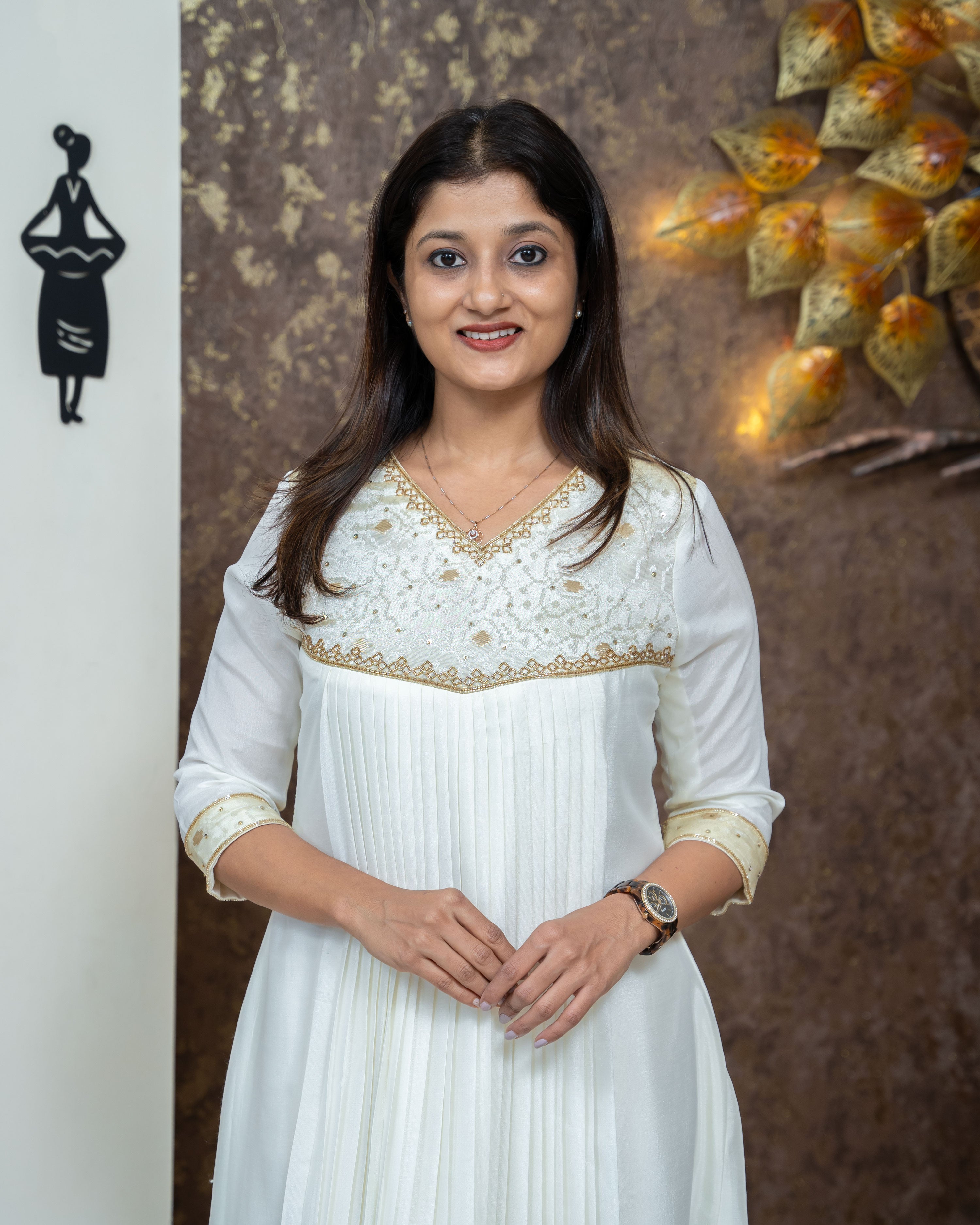 Load image into Gallery viewer, Vichithra Silk Designer Kurti(Pre-Order)-3729