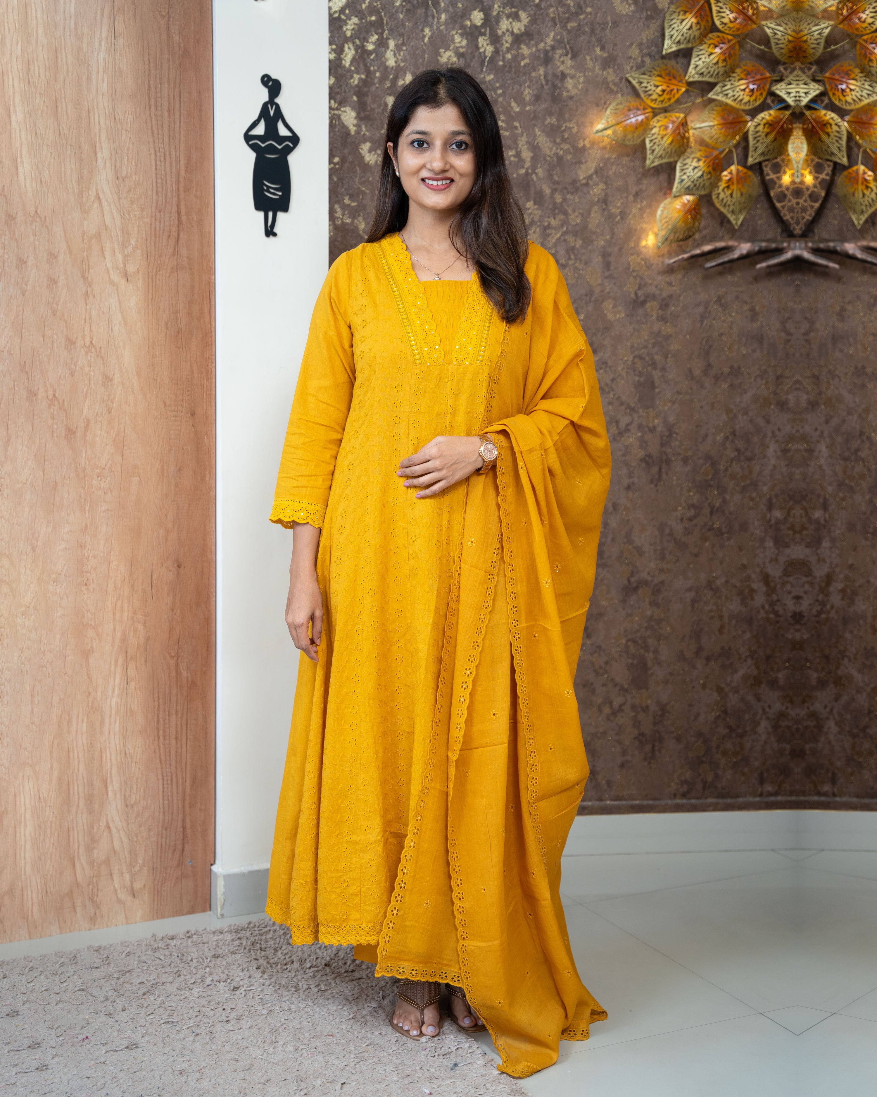 Load image into Gallery viewer, Cotton Kurti Set-3764