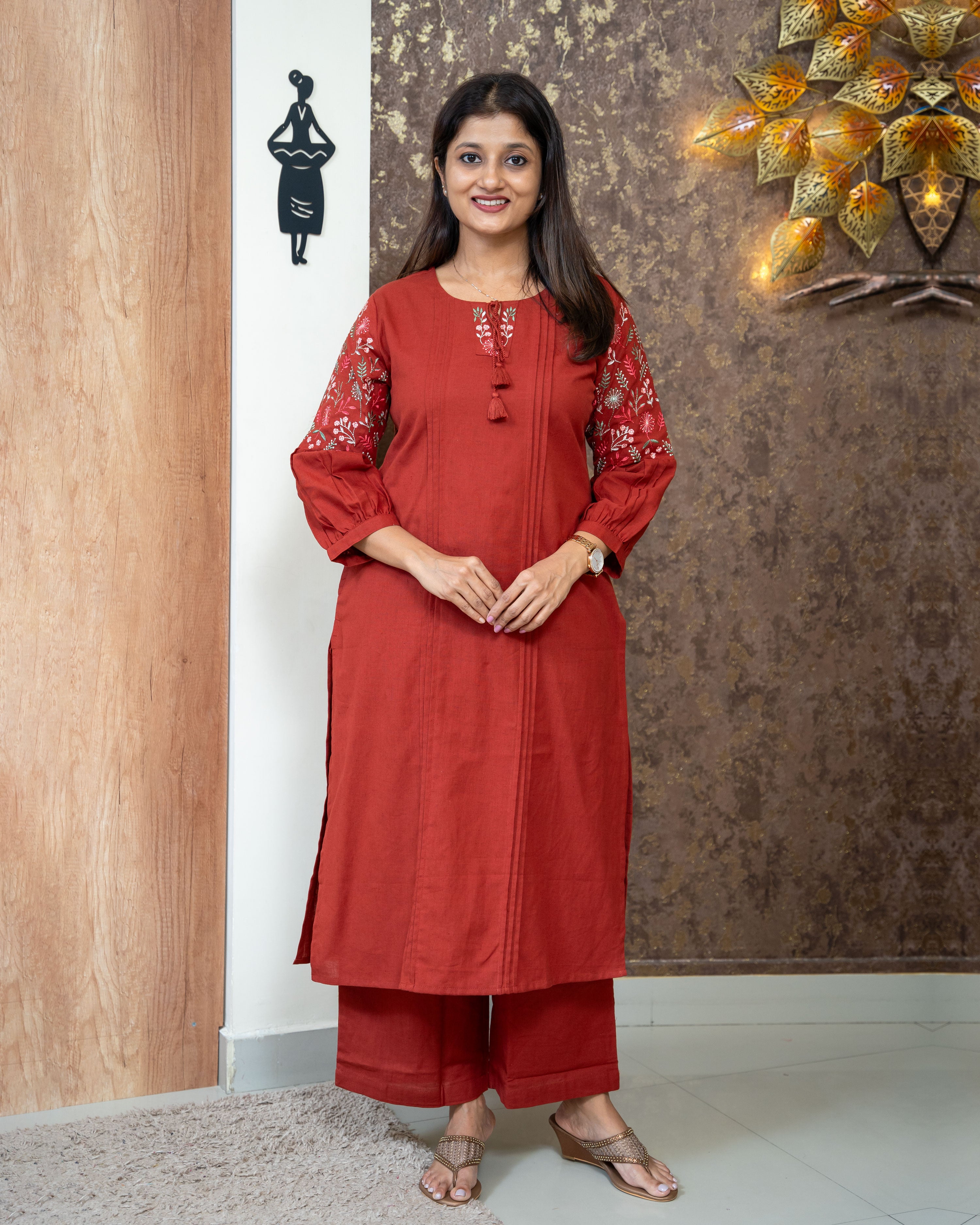 Load image into Gallery viewer, Pure Cotton Co-Ord Set-3779