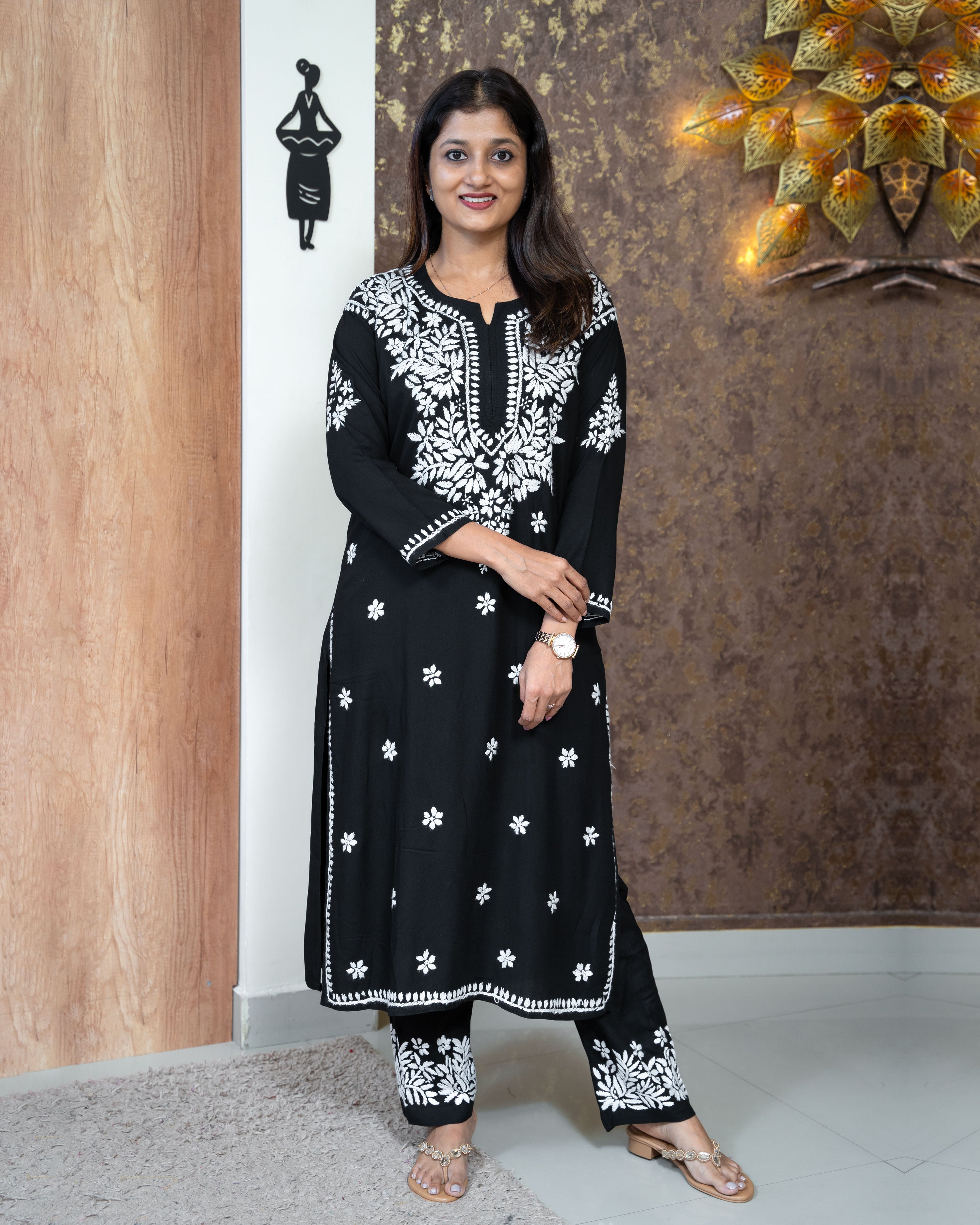 Load image into Gallery viewer, Rayon Co-ord Set- 3780