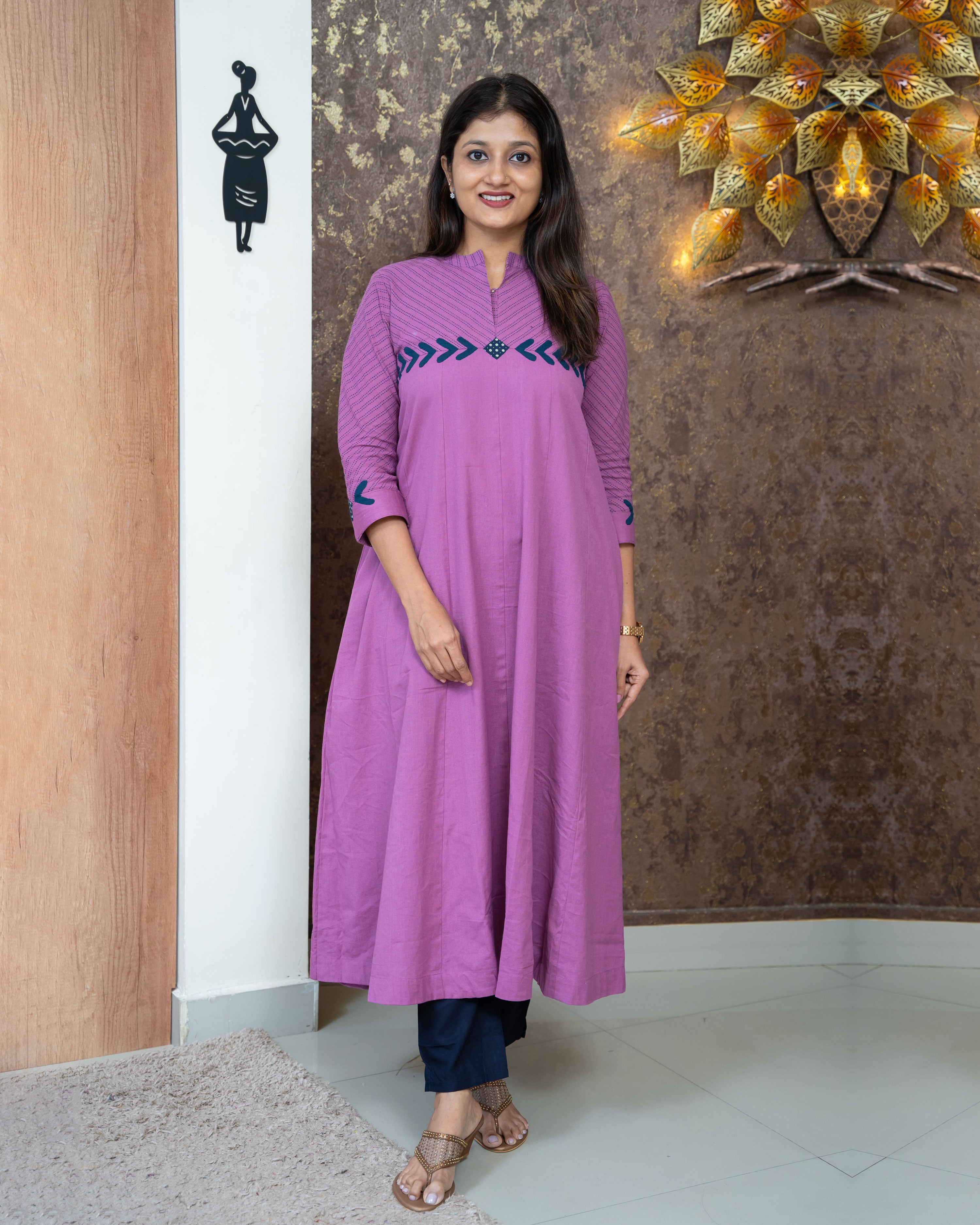 Load image into Gallery viewer, Cotton Kurti- 3796