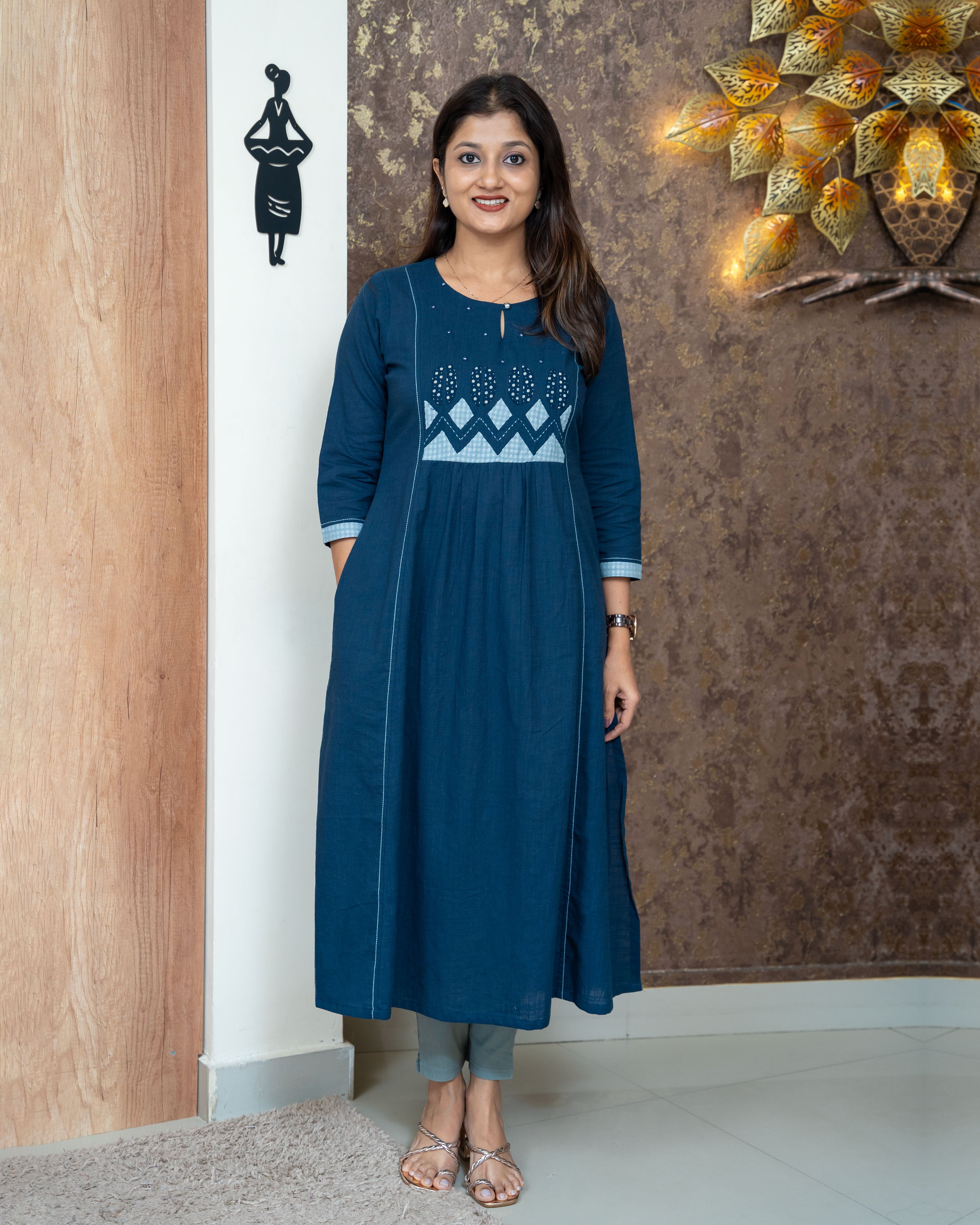 Load image into Gallery viewer, Cotton Kurti -3835