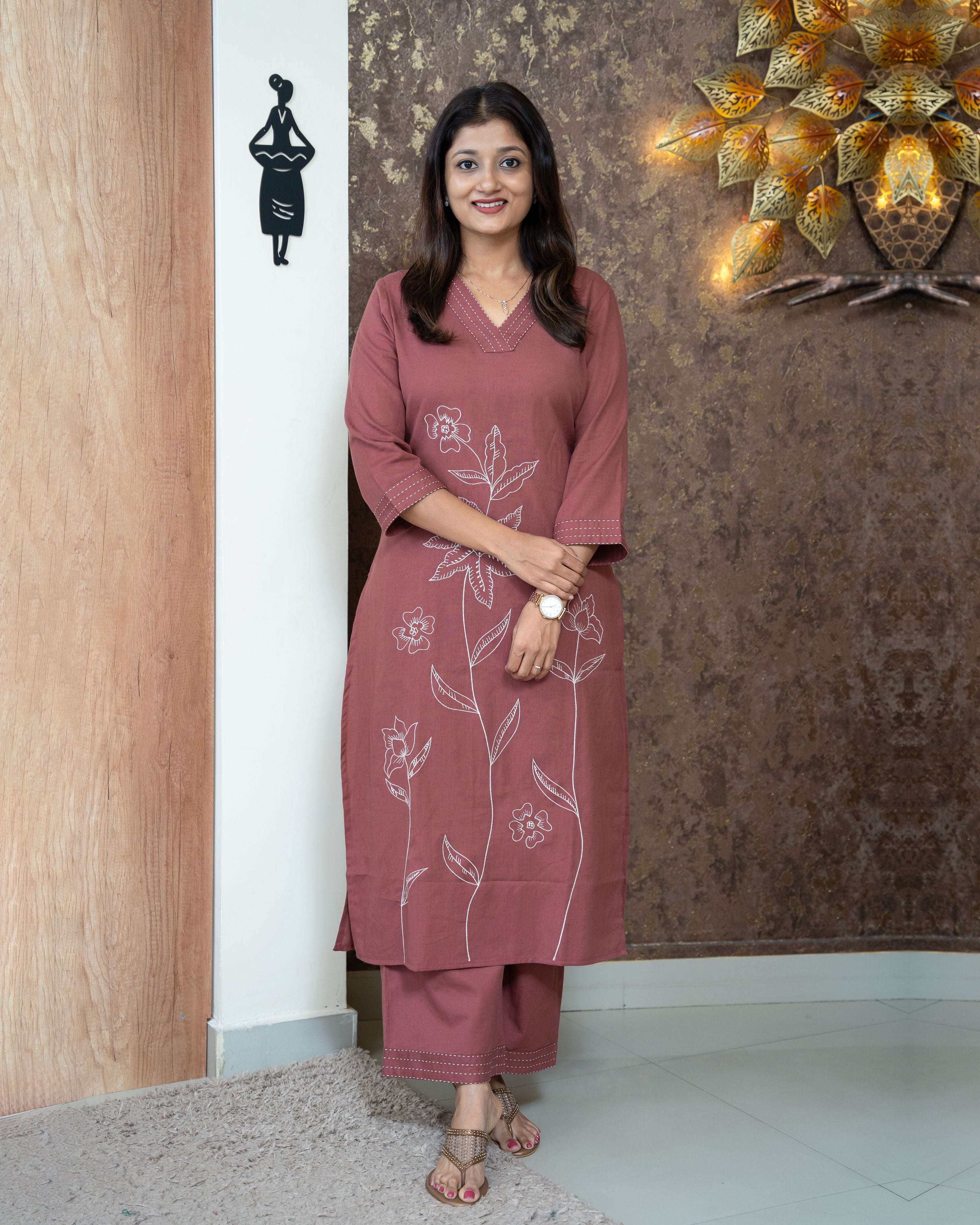 Load image into Gallery viewer, Pure Cotton Co-Ord Set-3895