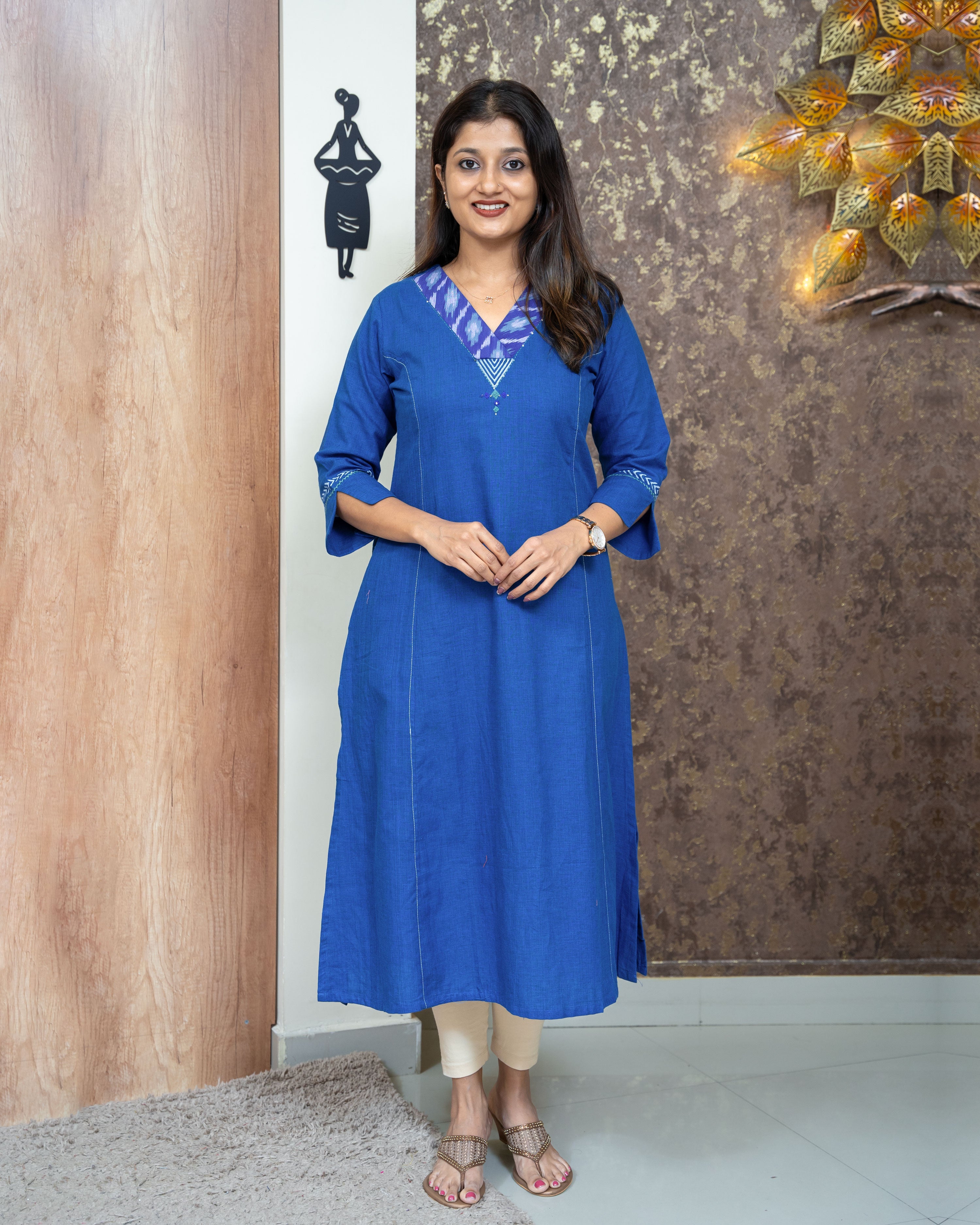 Load image into Gallery viewer, Pure Cotton Kurti-3924