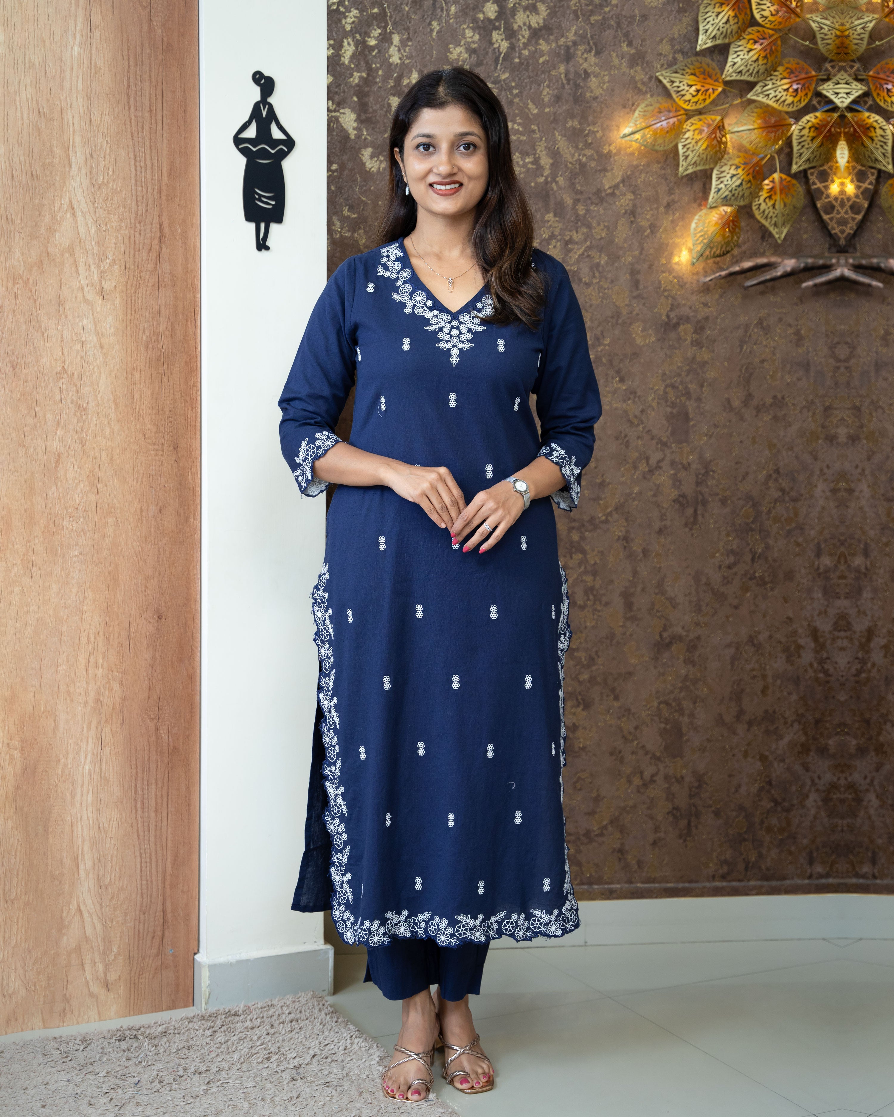 Load image into Gallery viewer, Pure Cotton Co-Ord Set-3920