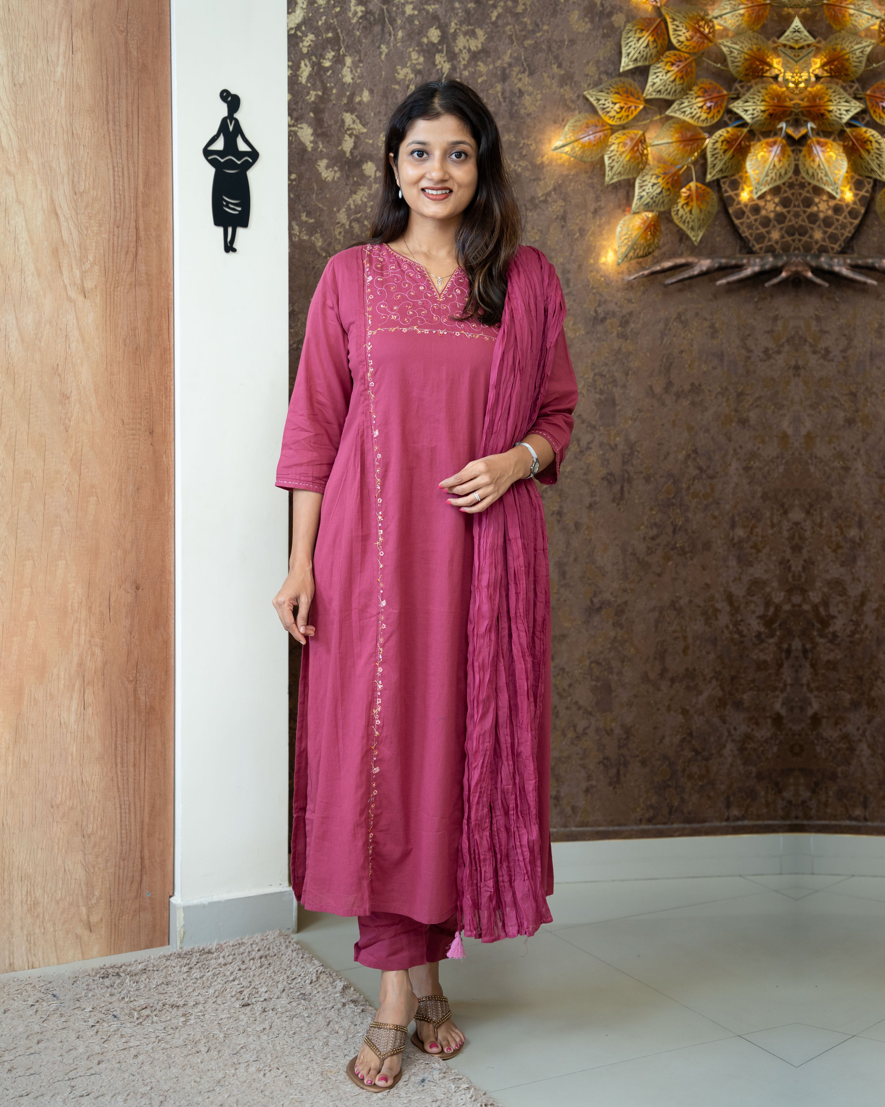 Load image into Gallery viewer, Mul Cotton Kurti Set-3938