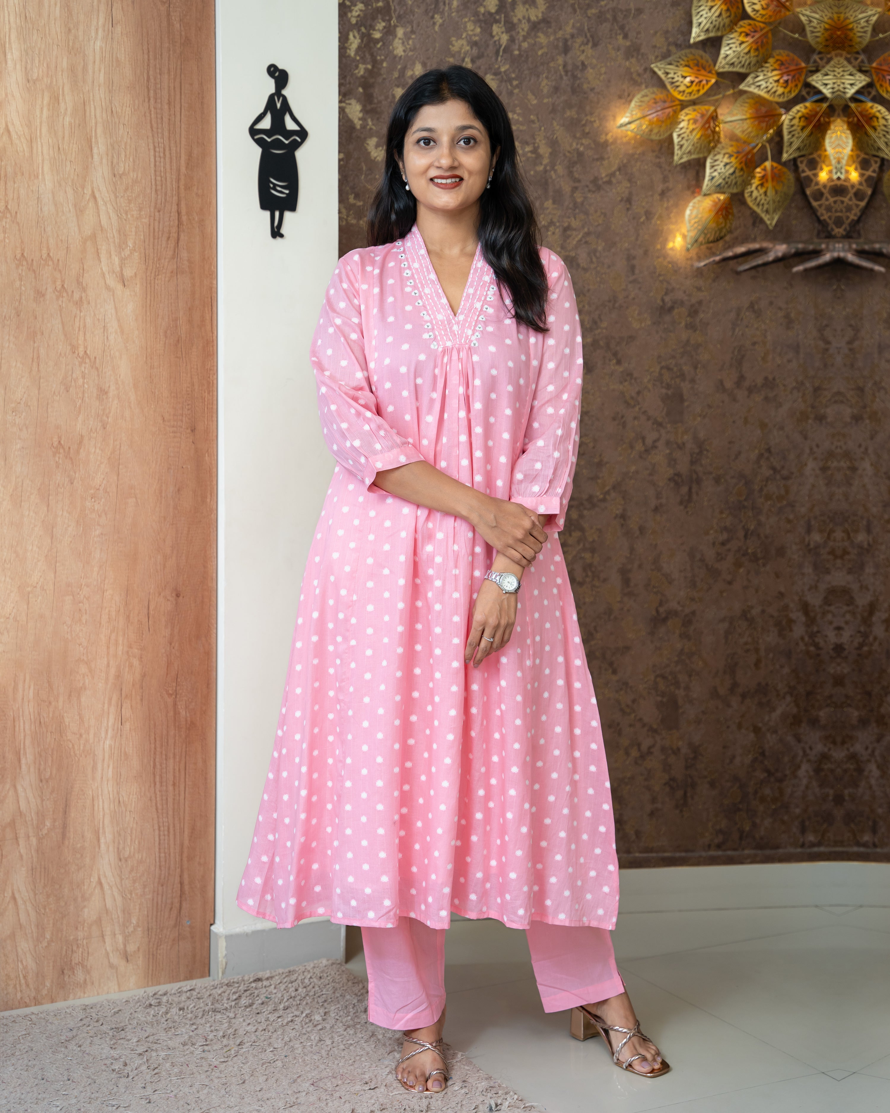 Load image into Gallery viewer, Pure Cotton Co-Ord Set-4066