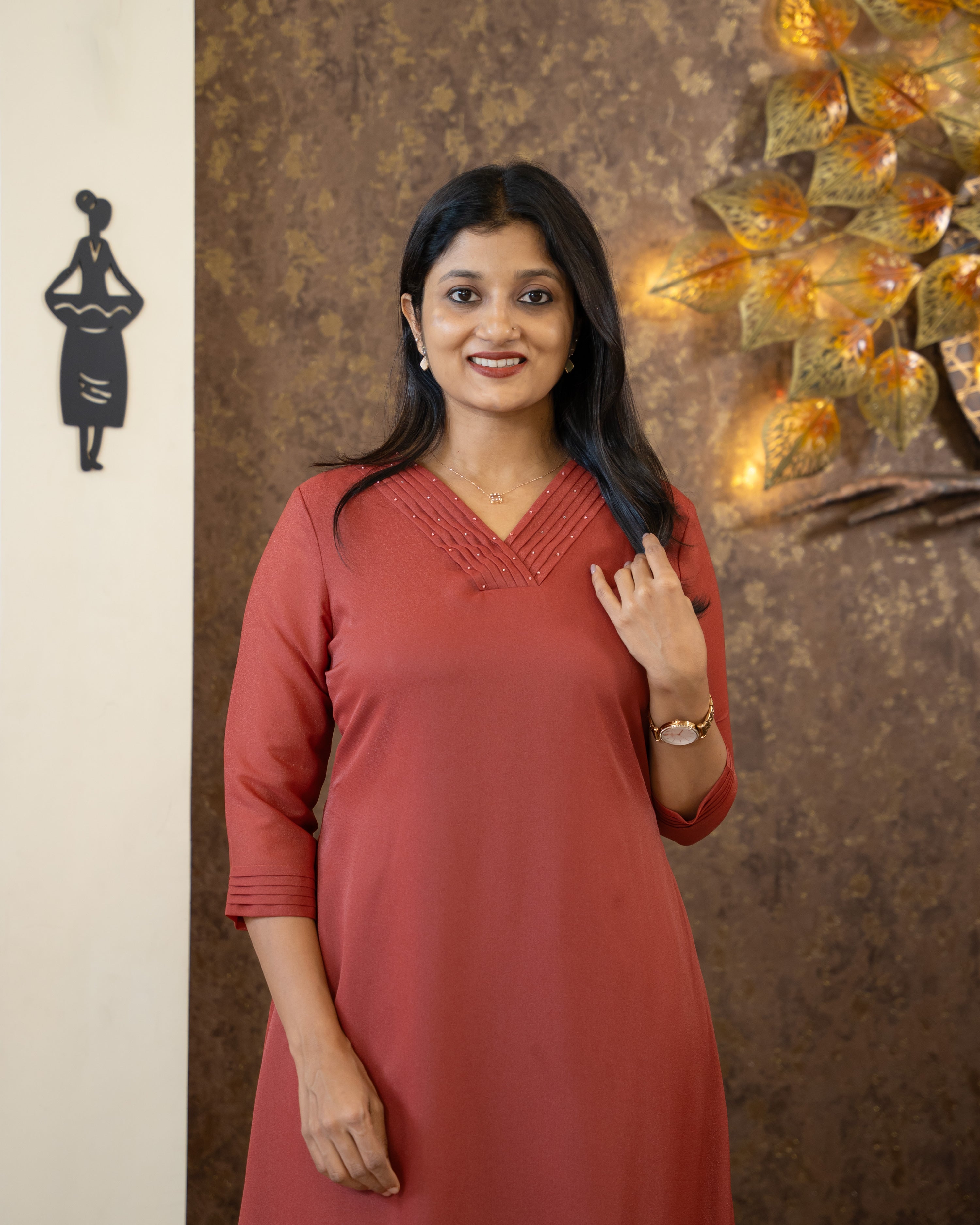 Load image into Gallery viewer, Shimmer Georgette Designer Kurti(Pre-Order)-4124