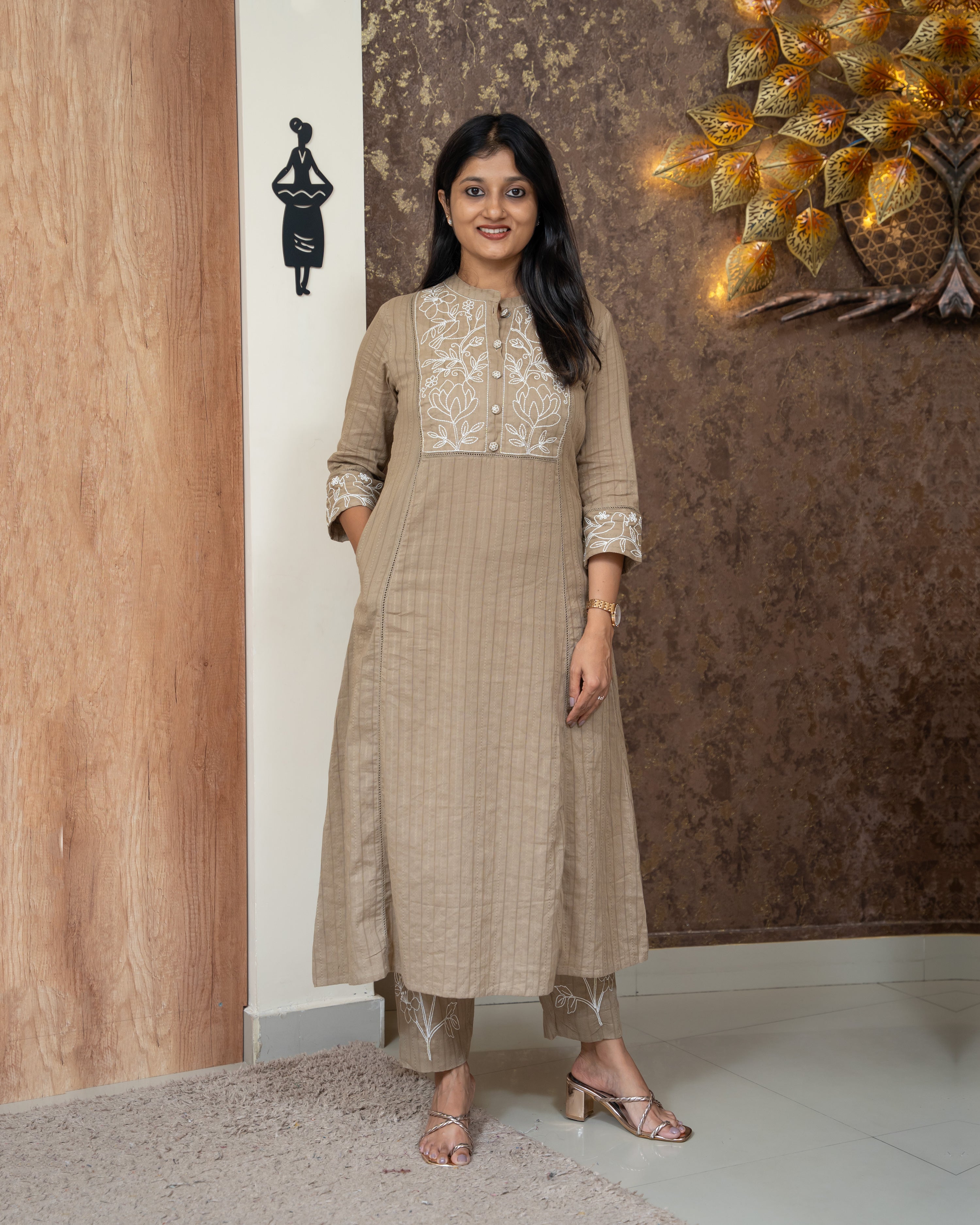 Load image into Gallery viewer, Pure Cotton Co-Ord Set-4126