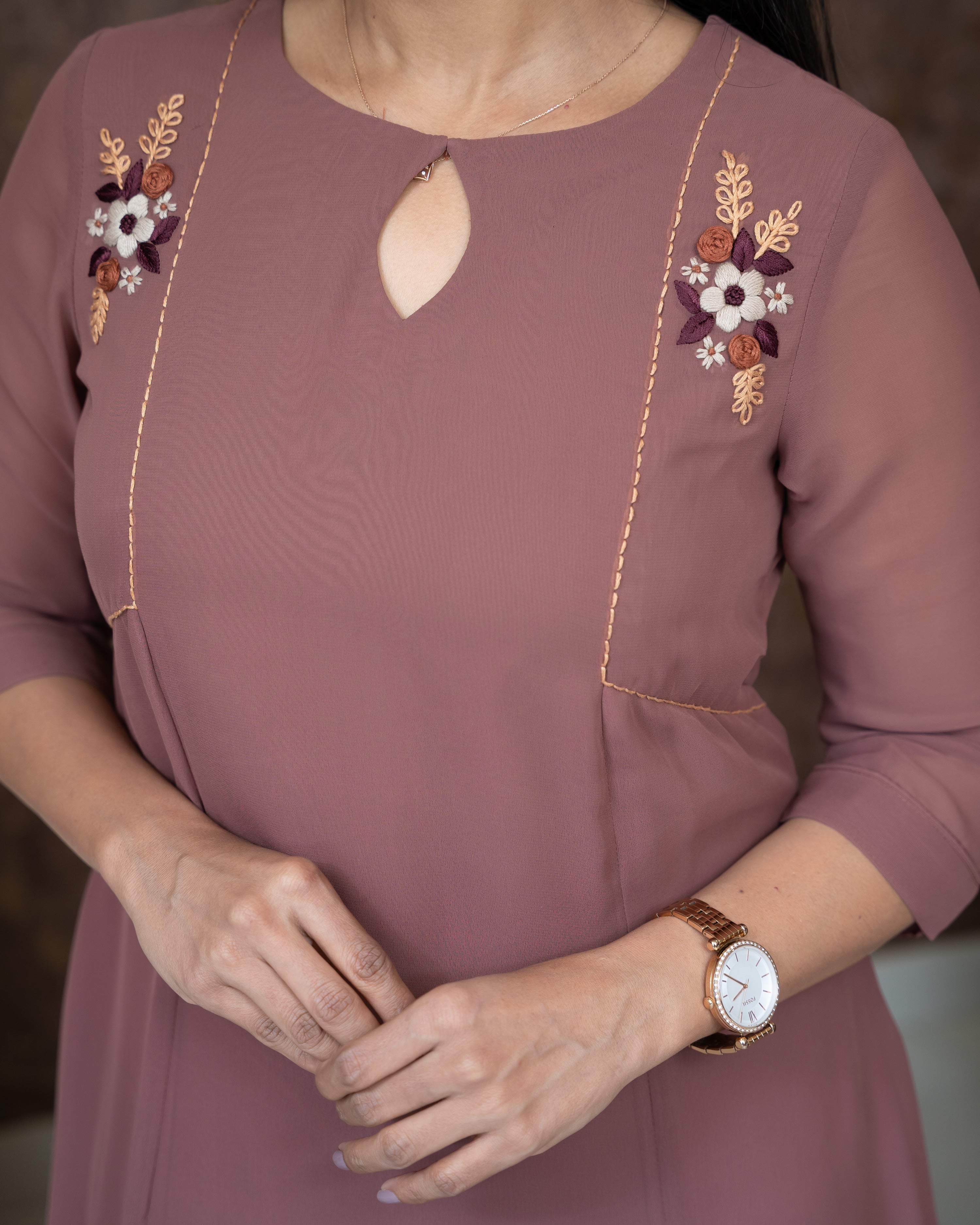 Load image into Gallery viewer, Faux Georgette Designer Kurti(Pre-Order)-4136