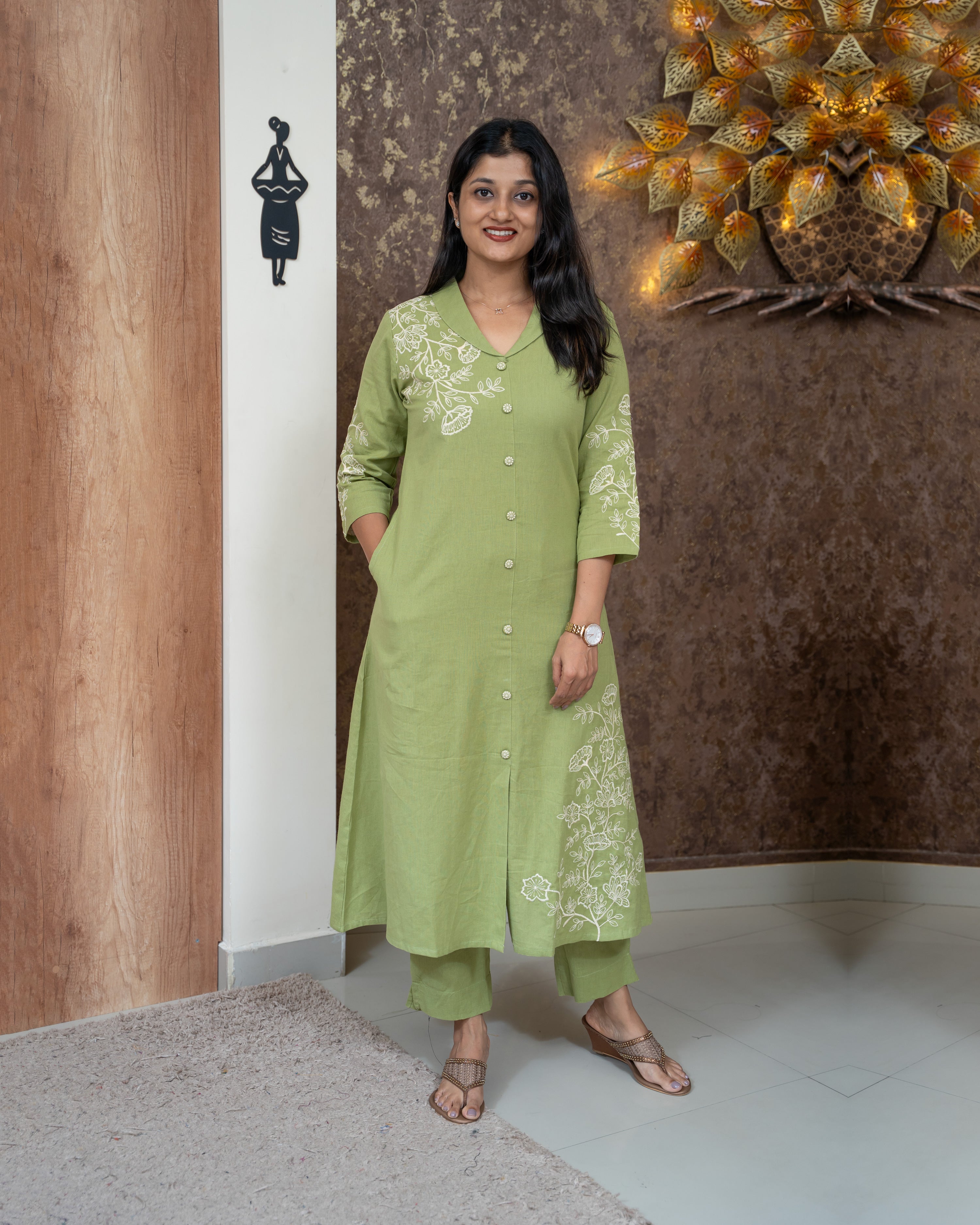 Load image into Gallery viewer, Cotton Co-Ord Set-4062