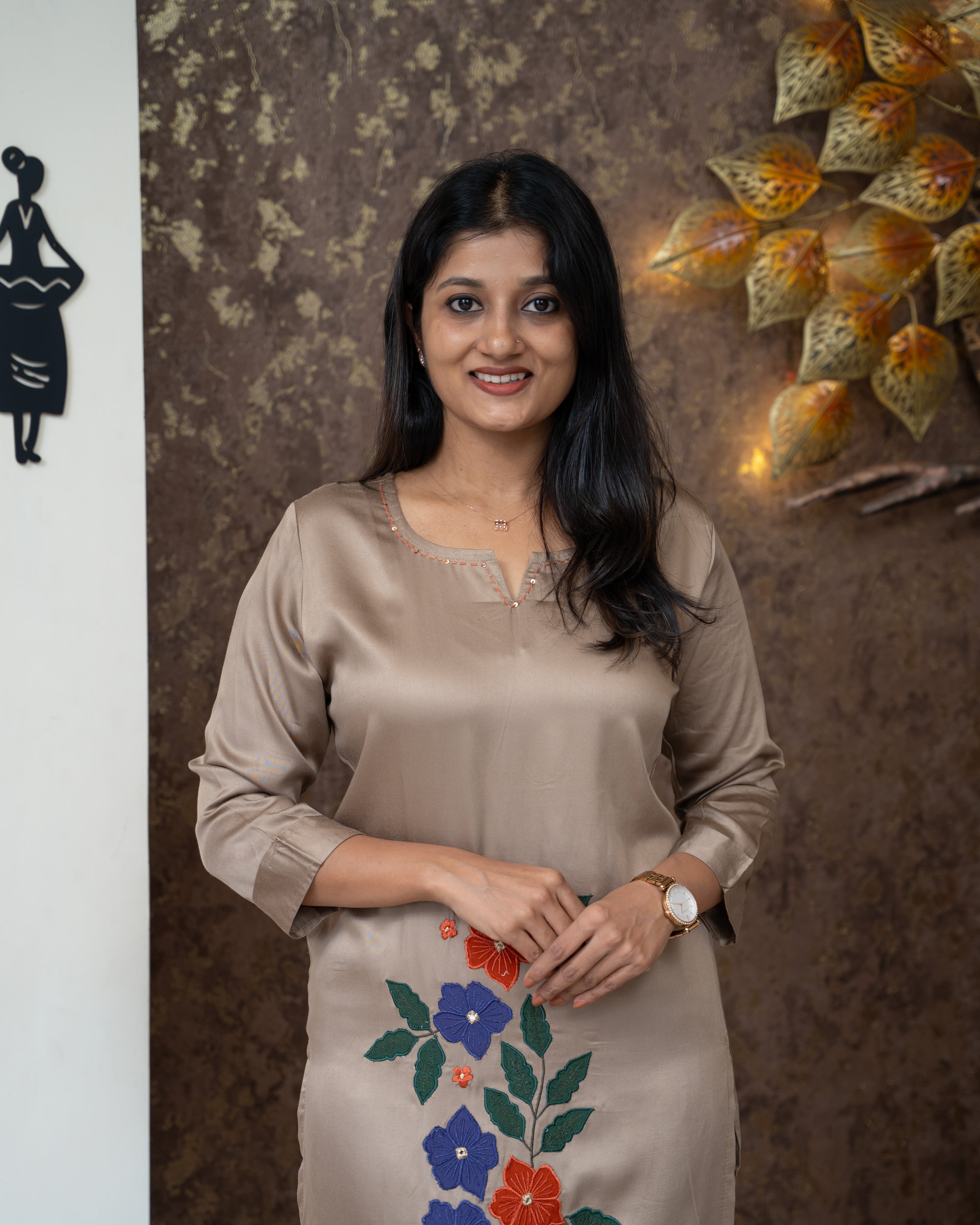 Load image into Gallery viewer, Modal Silk Co-Ord Set-4190