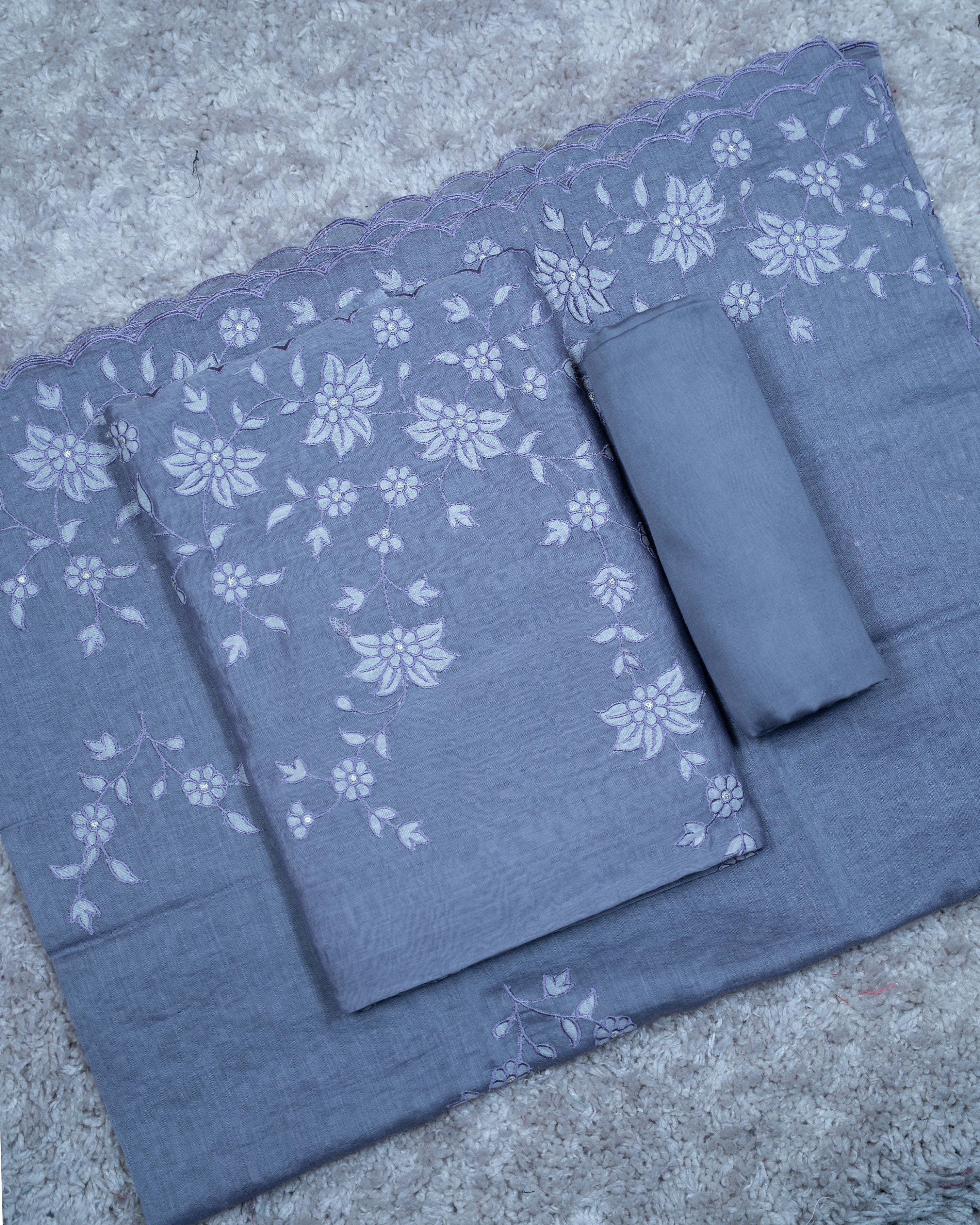 Load image into Gallery viewer, Pure Mul Chanderi Unstitched Suit-4150