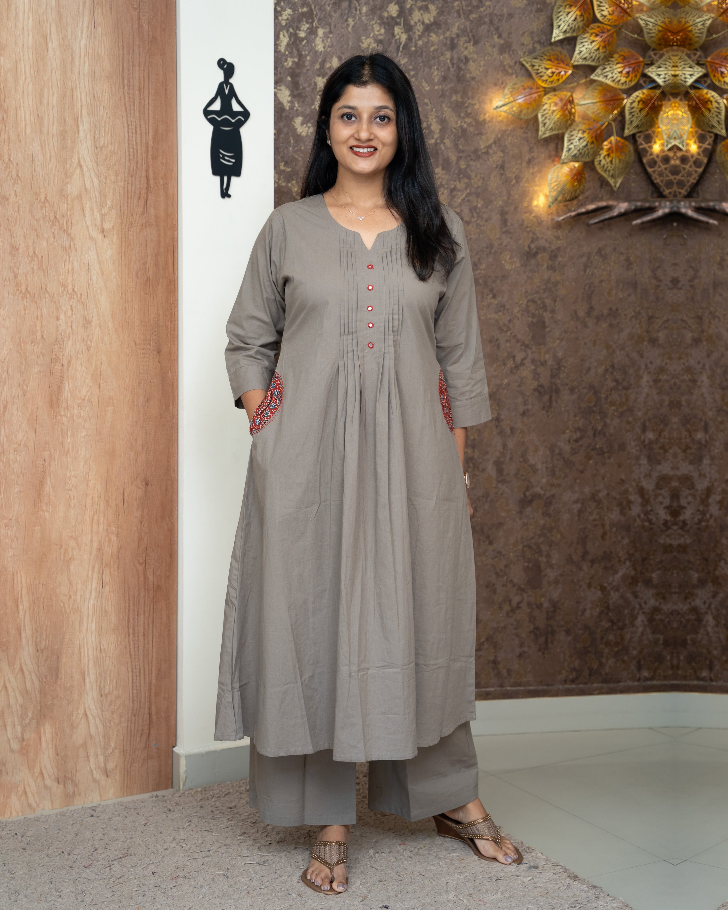 Load image into Gallery viewer, Pure Cotton Co-Ord Set-4304