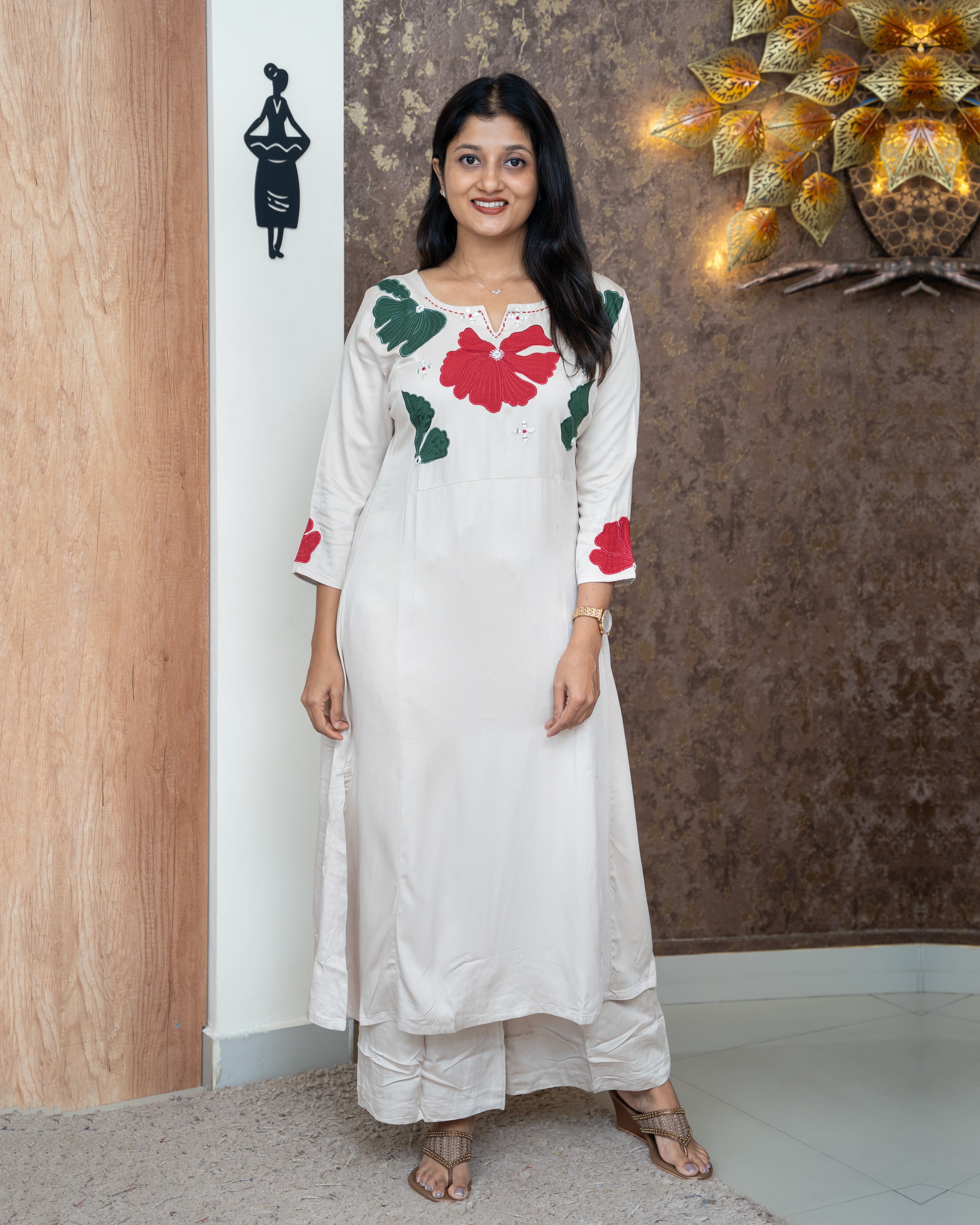 Load image into Gallery viewer, Modal Cotton Co-Ord Set-4307