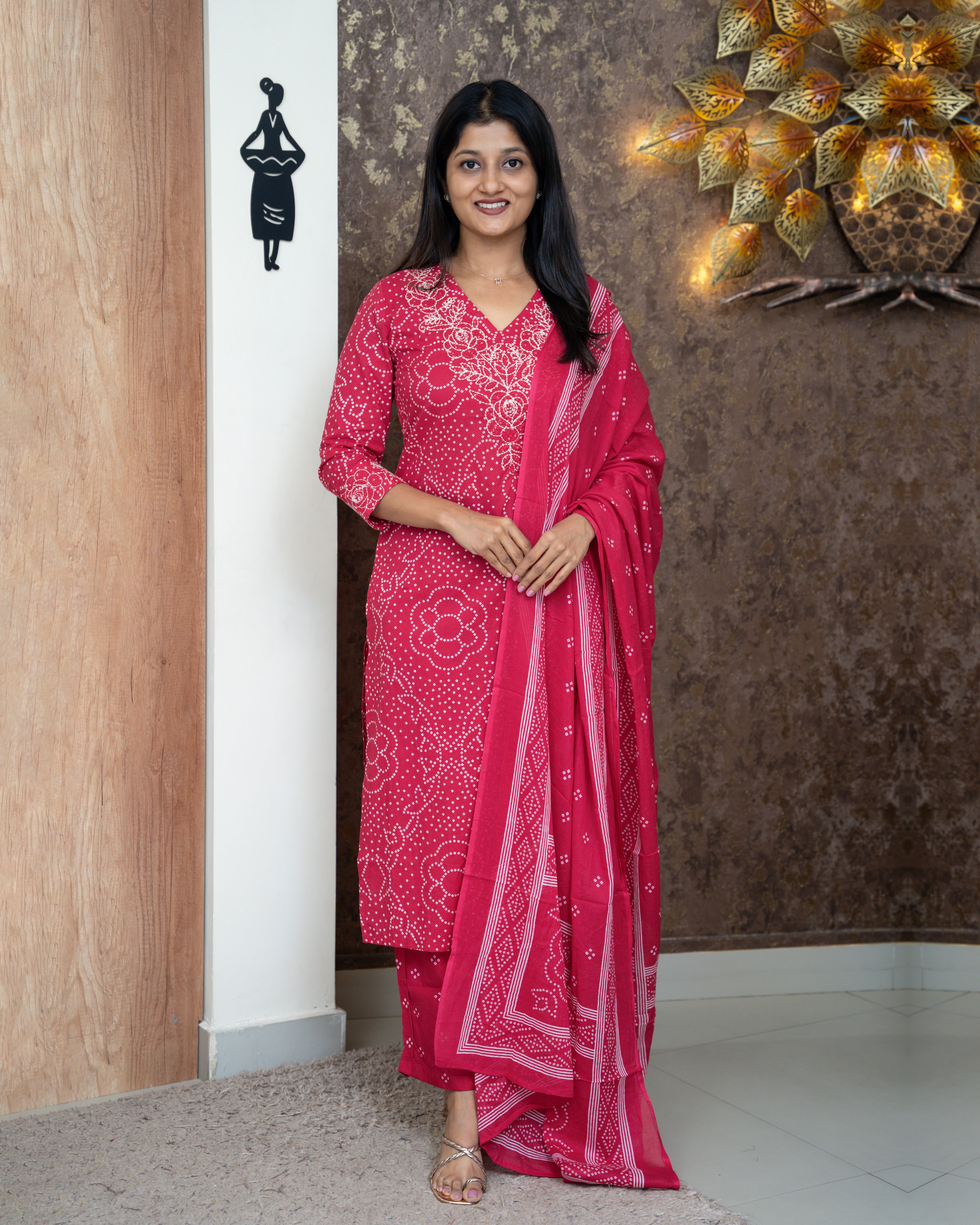Load image into Gallery viewer, Printed Cotton Suit-4327
