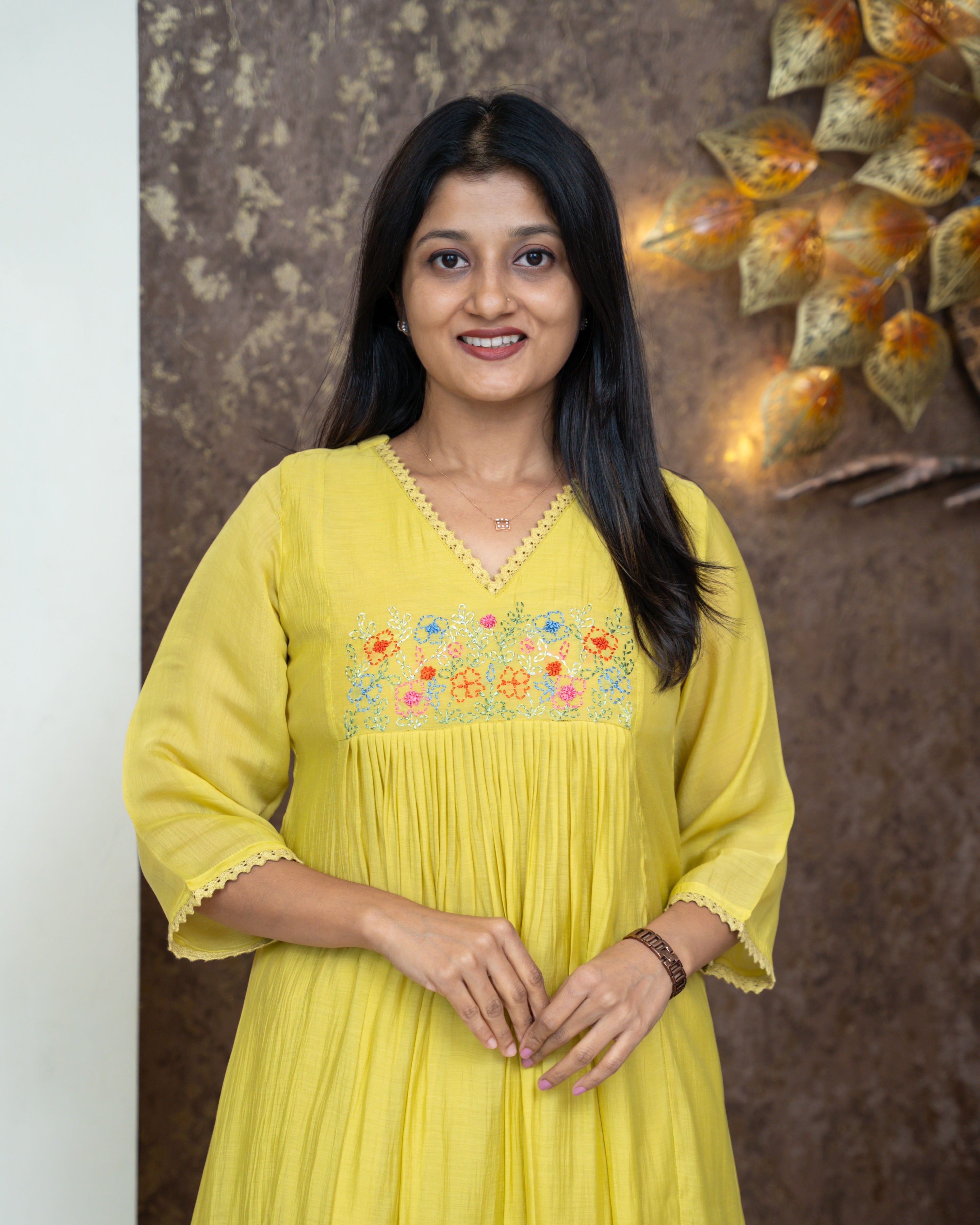 Load image into Gallery viewer, Mul Chanderi Kurti Set-4324