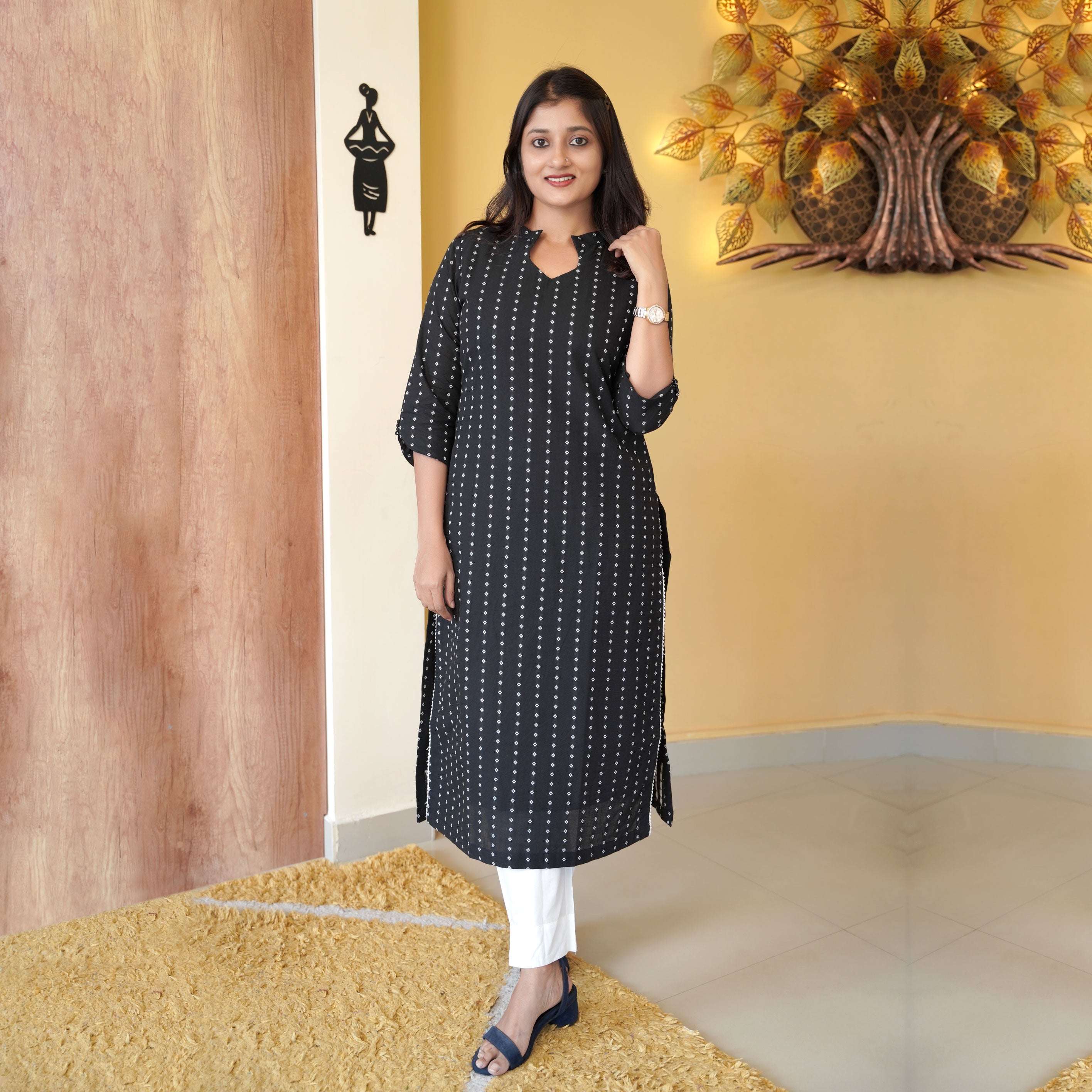 Load image into Gallery viewer, Pure Cotton Kurti-4130