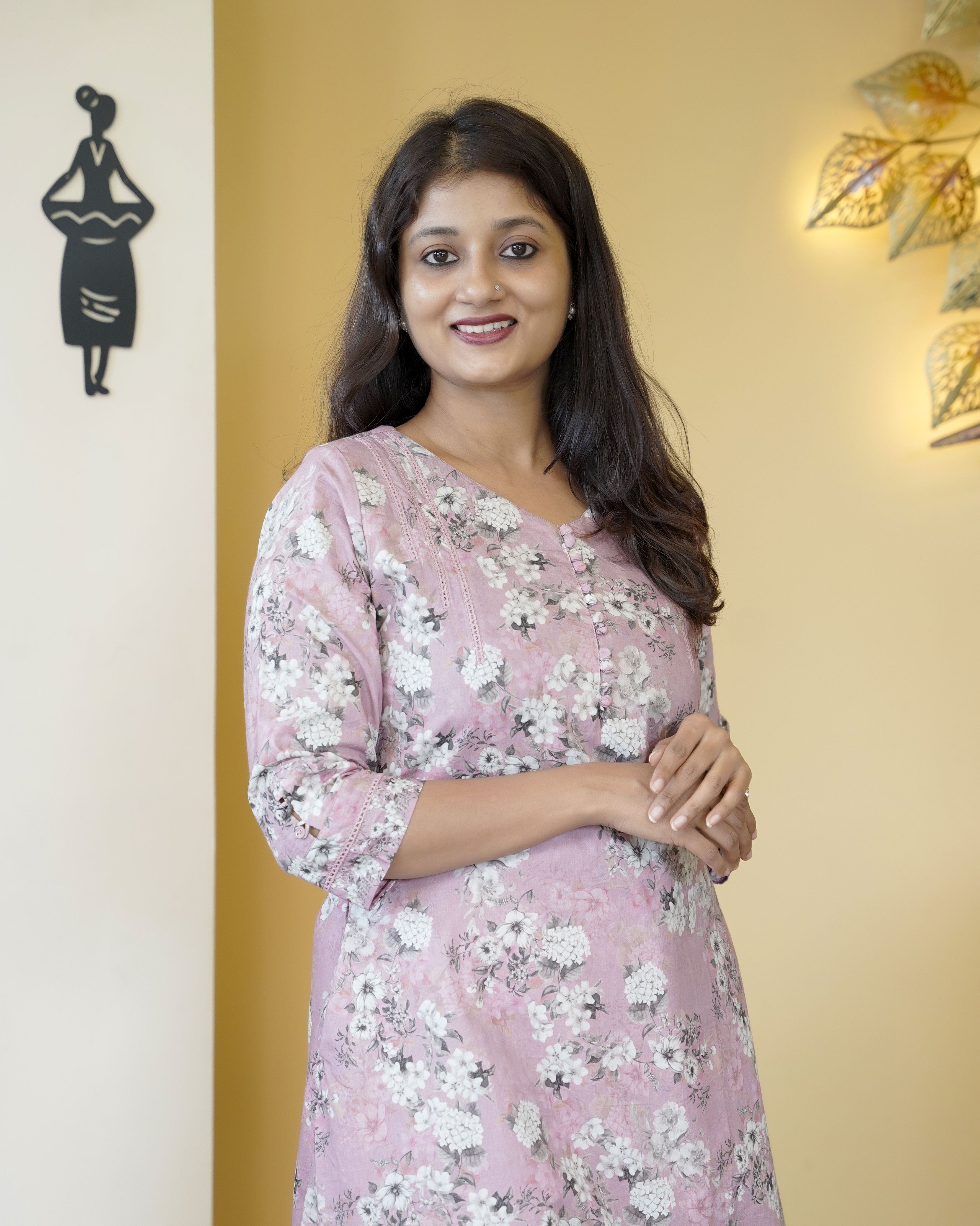 Load image into Gallery viewer, Pure Cotton A-line Kurti- 4463