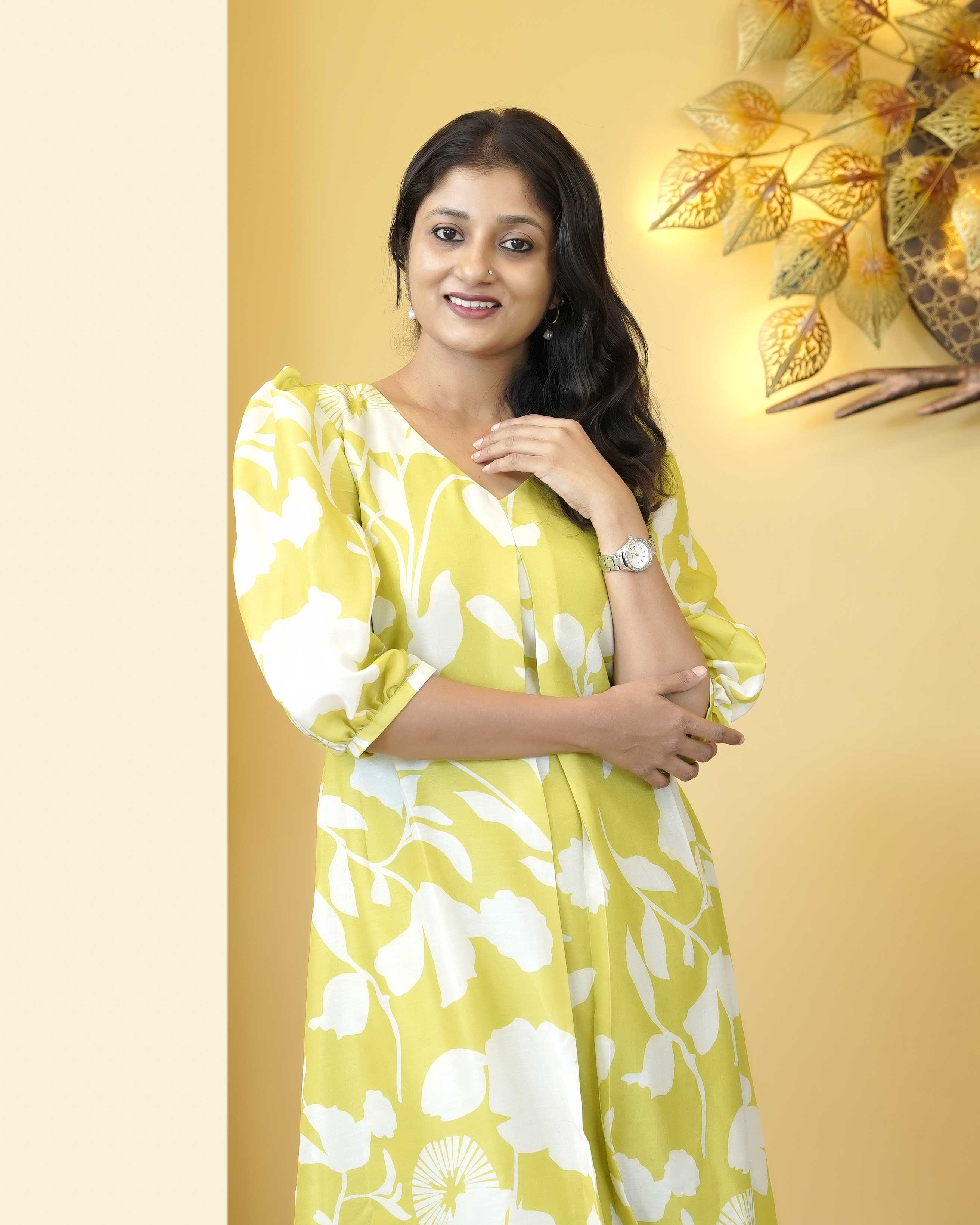 Load image into Gallery viewer, Muslin Silk A-line Kurti(Pre-Order)-5267