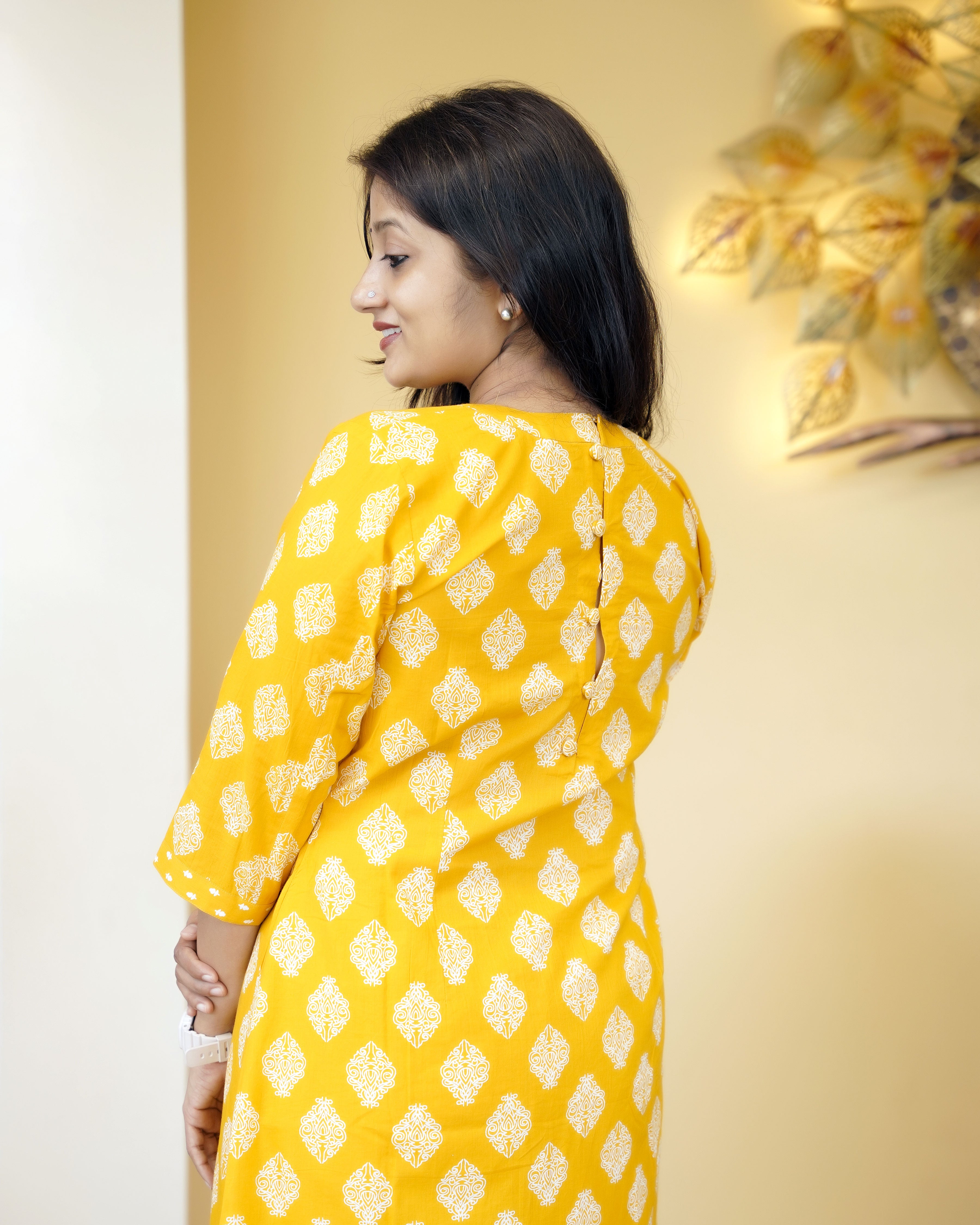 Load image into Gallery viewer, Pure Cotton A-line Co-Ord Set(Pre-Order)- 5302